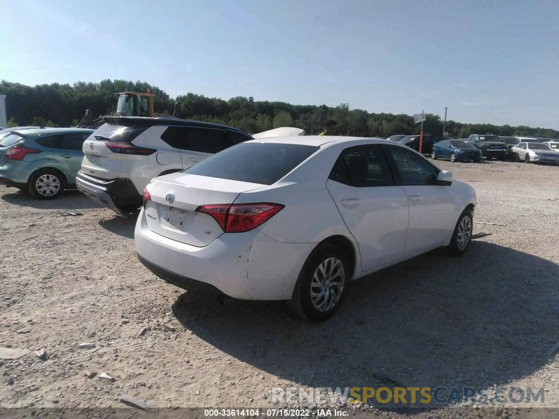 4 Photograph of a damaged car 2T1BURHEXKC234429 TOYOTA COROLLA 2019