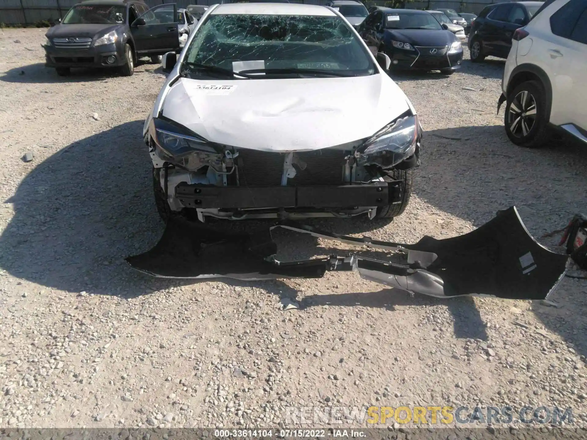 6 Photograph of a damaged car 2T1BURHEXKC234429 TOYOTA COROLLA 2019