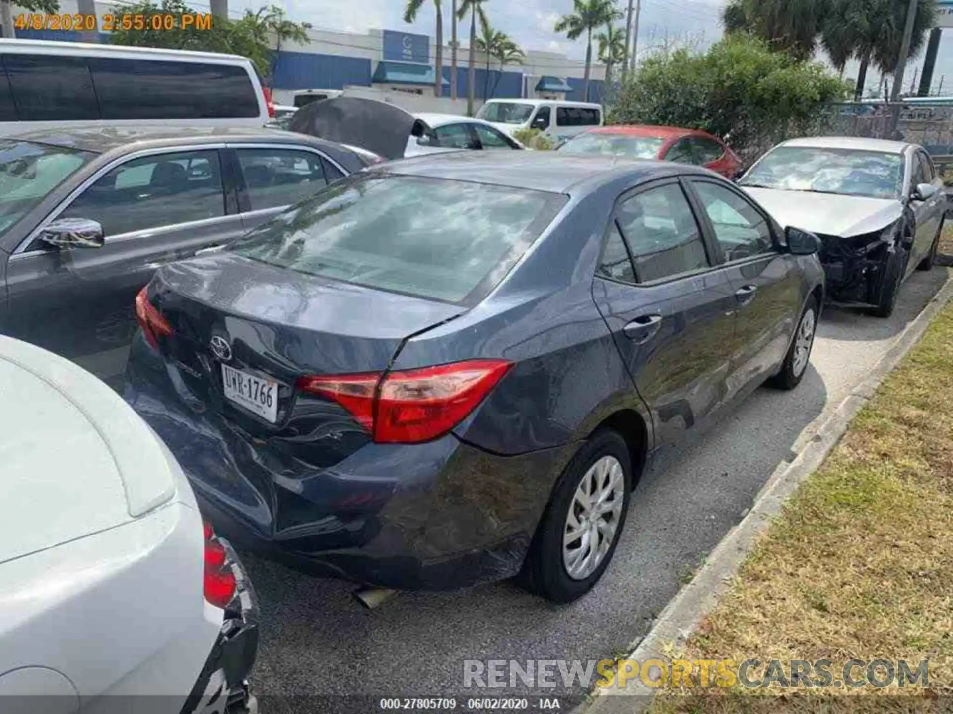 1 Photograph of a damaged car 2T1BURHEXKC235144 TOYOTA COROLLA 2019