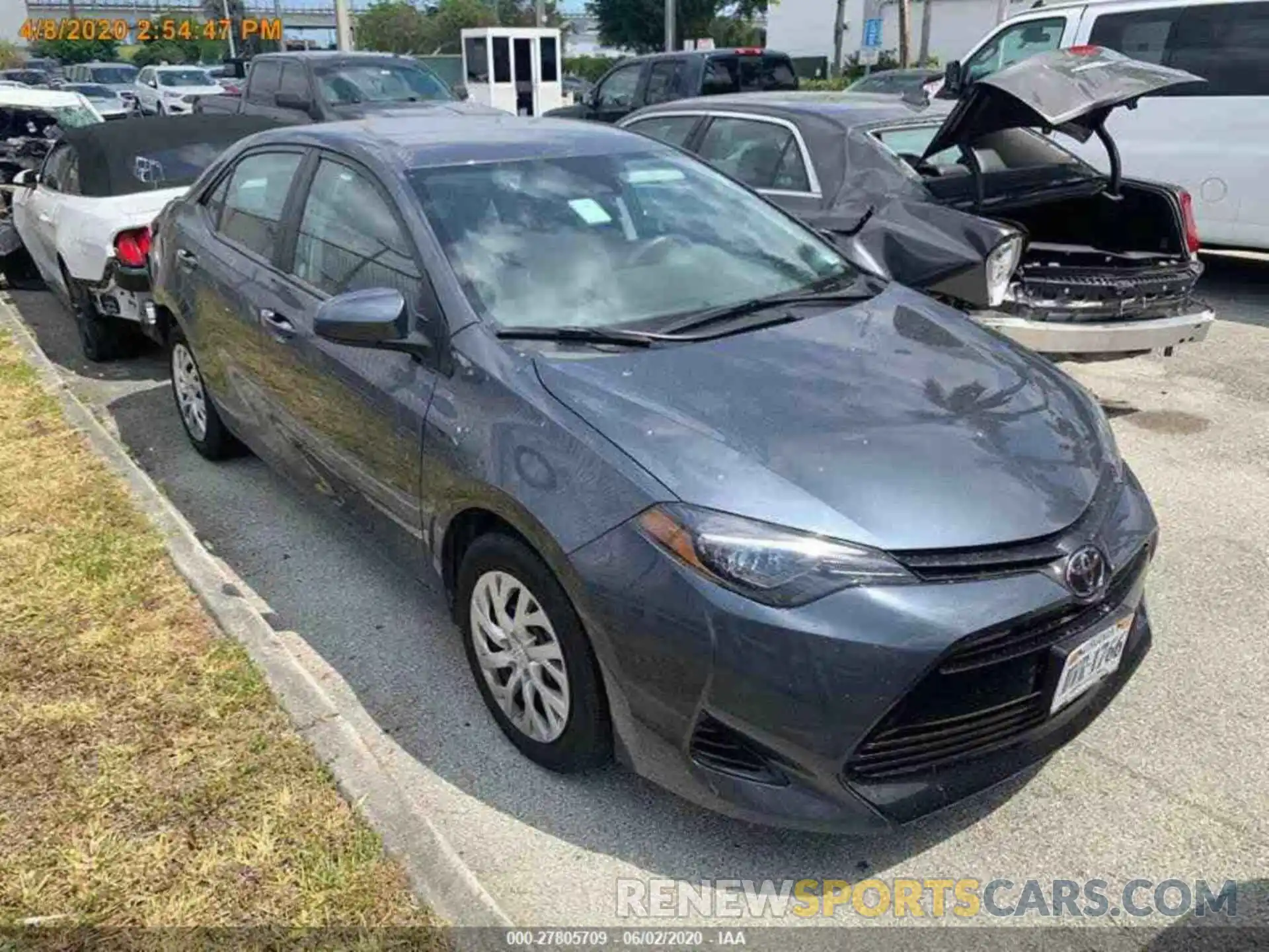 7 Photograph of a damaged car 2T1BURHEXKC235144 TOYOTA COROLLA 2019