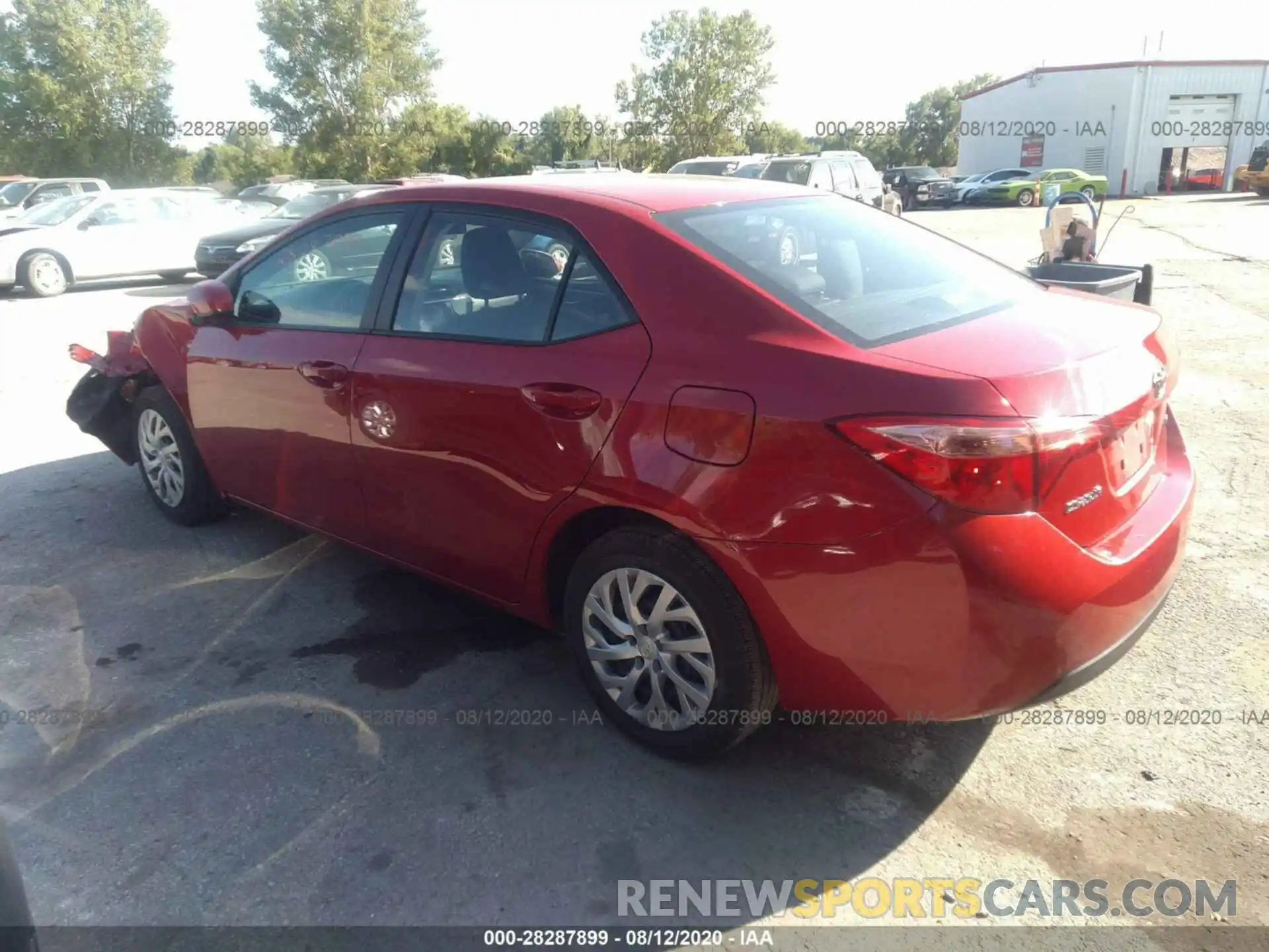 3 Photograph of a damaged car 2T1BURHEXKC235371 TOYOTA COROLLA 2019