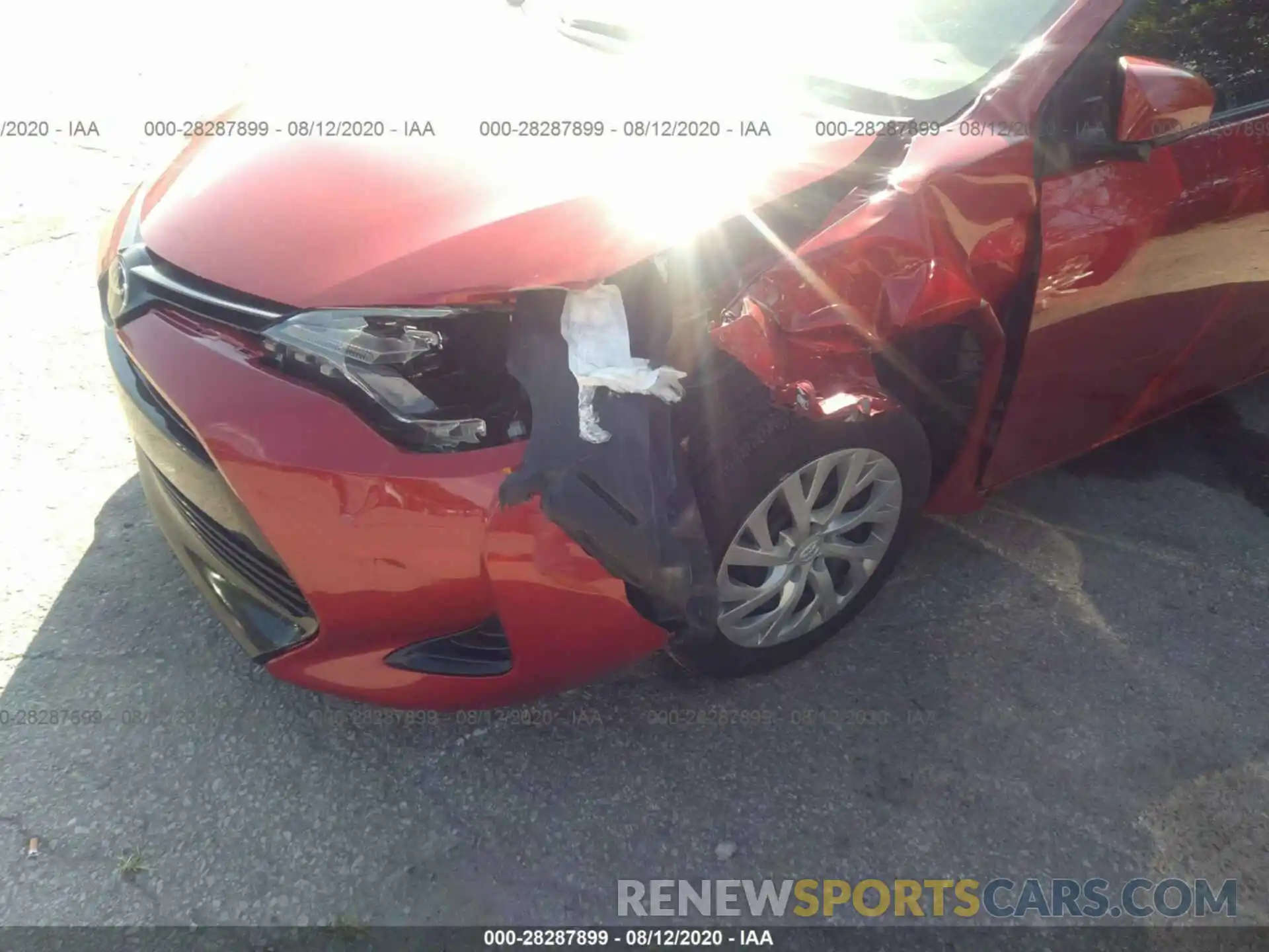 6 Photograph of a damaged car 2T1BURHEXKC235371 TOYOTA COROLLA 2019