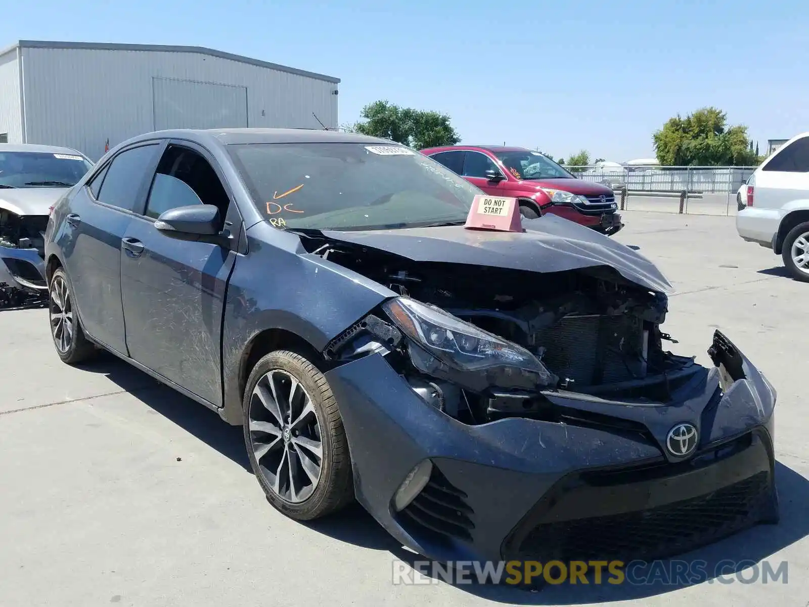 1 Photograph of a damaged car 2T1BURHEXKC235712 TOYOTA COROLLA 2019