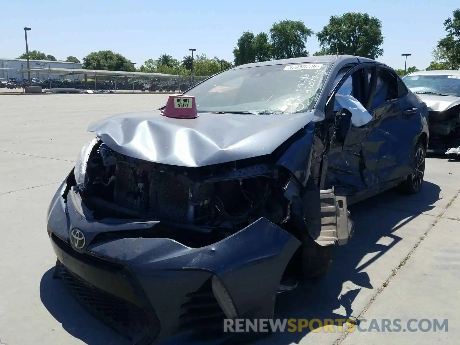 2 Photograph of a damaged car 2T1BURHEXKC235712 TOYOTA COROLLA 2019