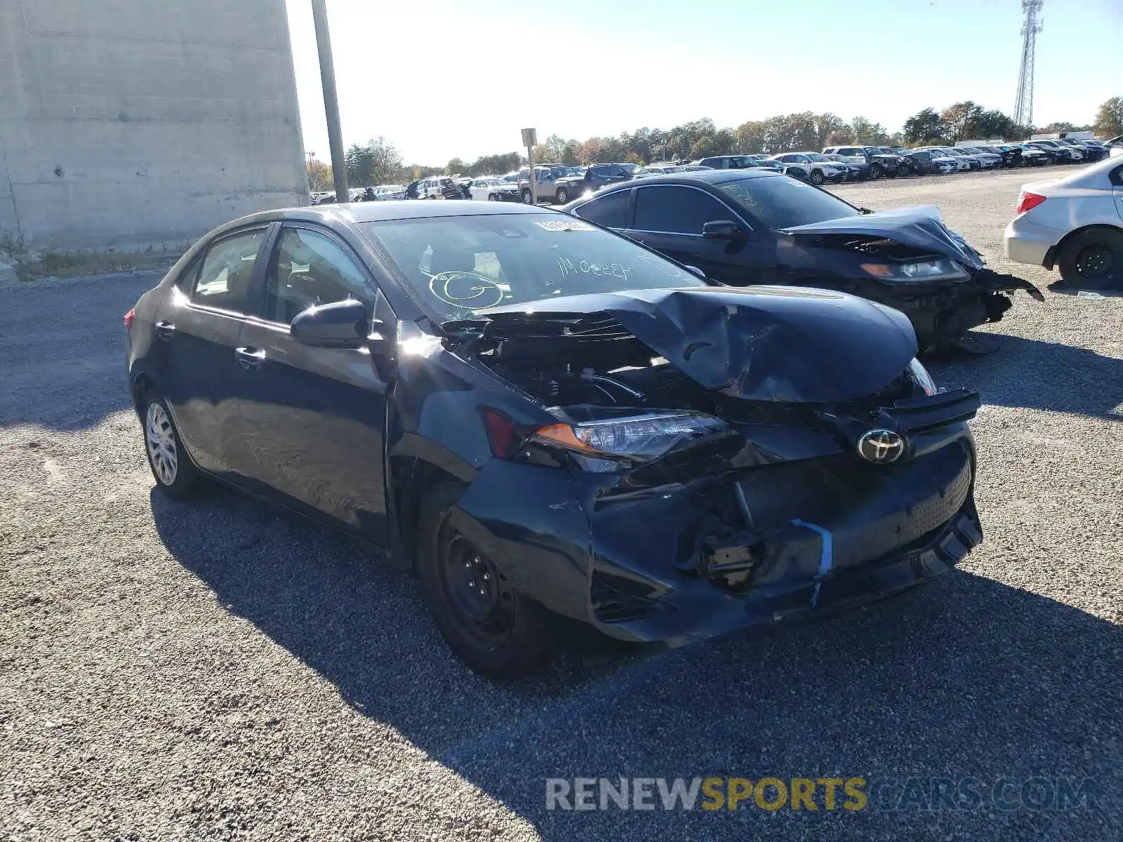 1 Photograph of a damaged car 2T1BURHEXKC235760 TOYOTA COROLLA 2019