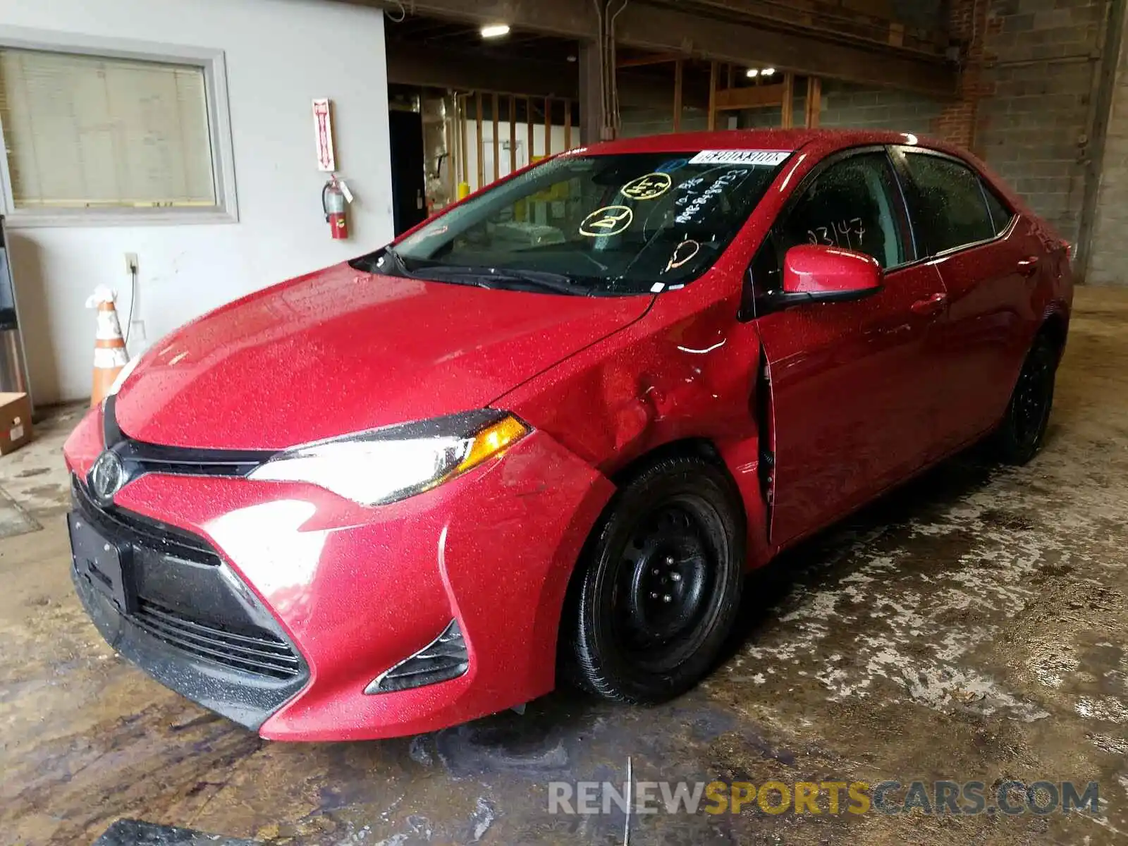 2 Photograph of a damaged car 2T1BURHEXKC235855 TOYOTA COROLLA 2019