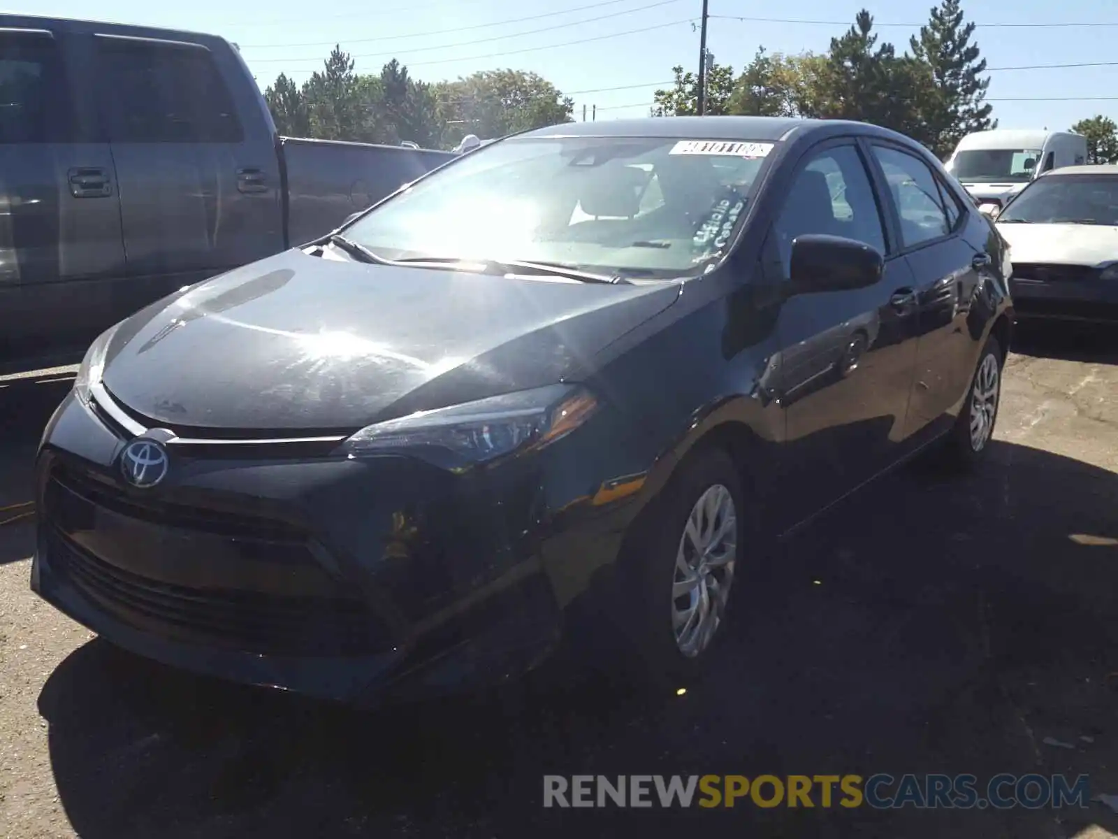 2 Photograph of a damaged car 2T1BURHEXKC236102 TOYOTA COROLLA 2019