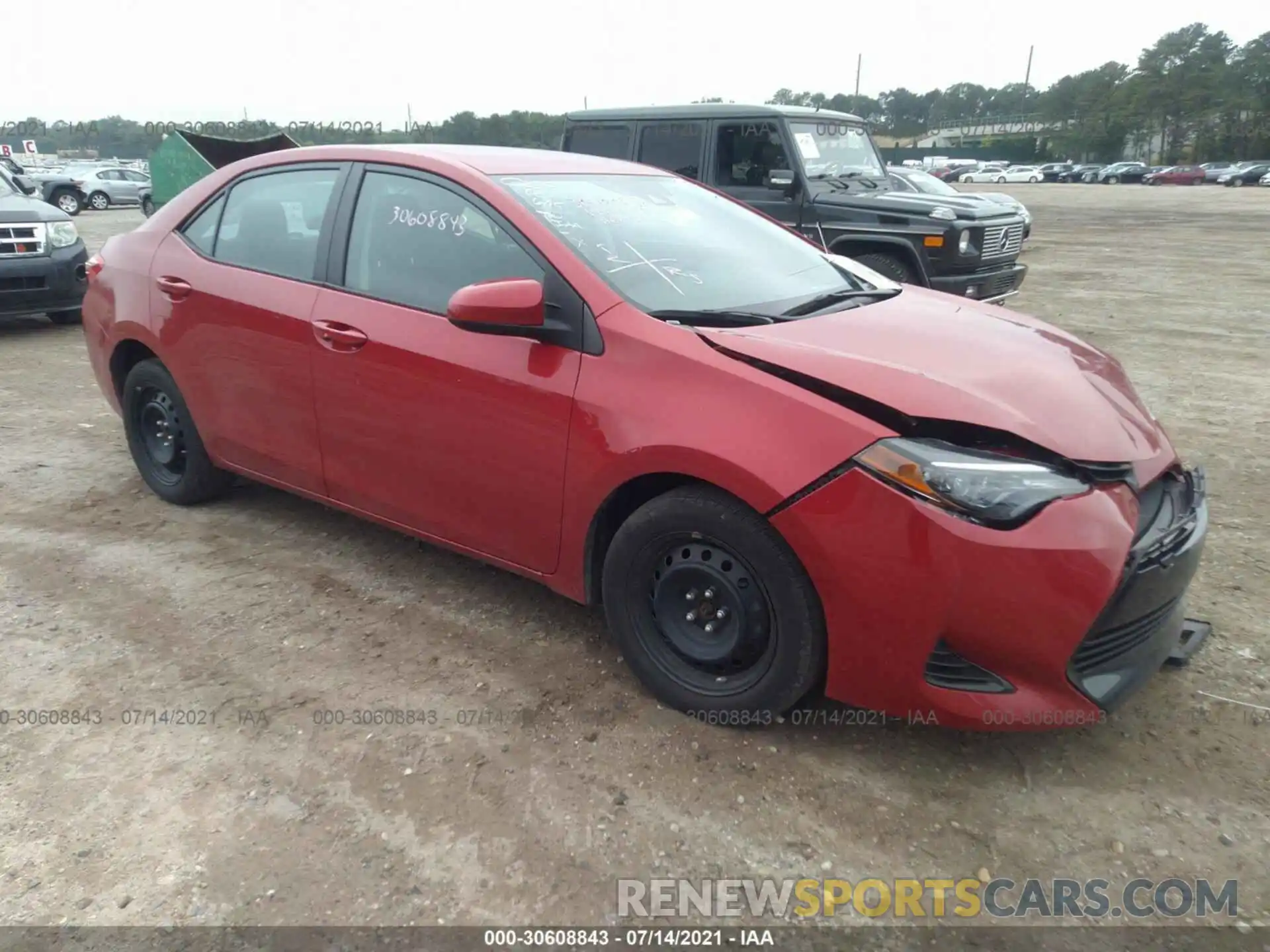 1 Photograph of a damaged car 2T1BURHEXKC236200 TOYOTA COROLLA 2019