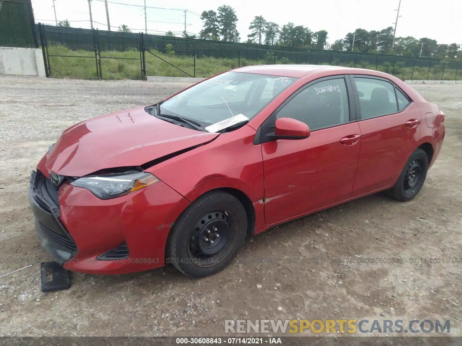 2 Photograph of a damaged car 2T1BURHEXKC236200 TOYOTA COROLLA 2019