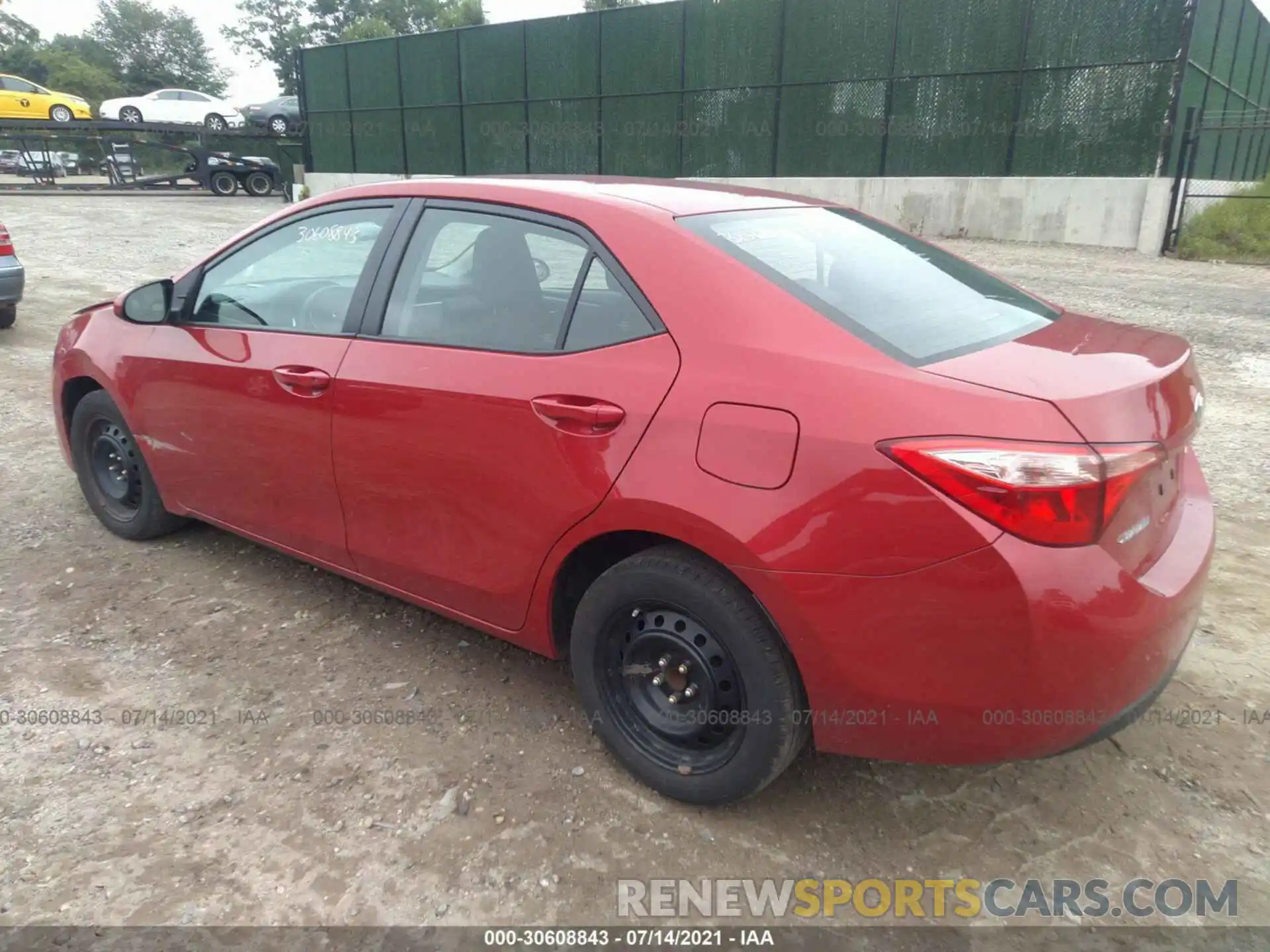 3 Photograph of a damaged car 2T1BURHEXKC236200 TOYOTA COROLLA 2019