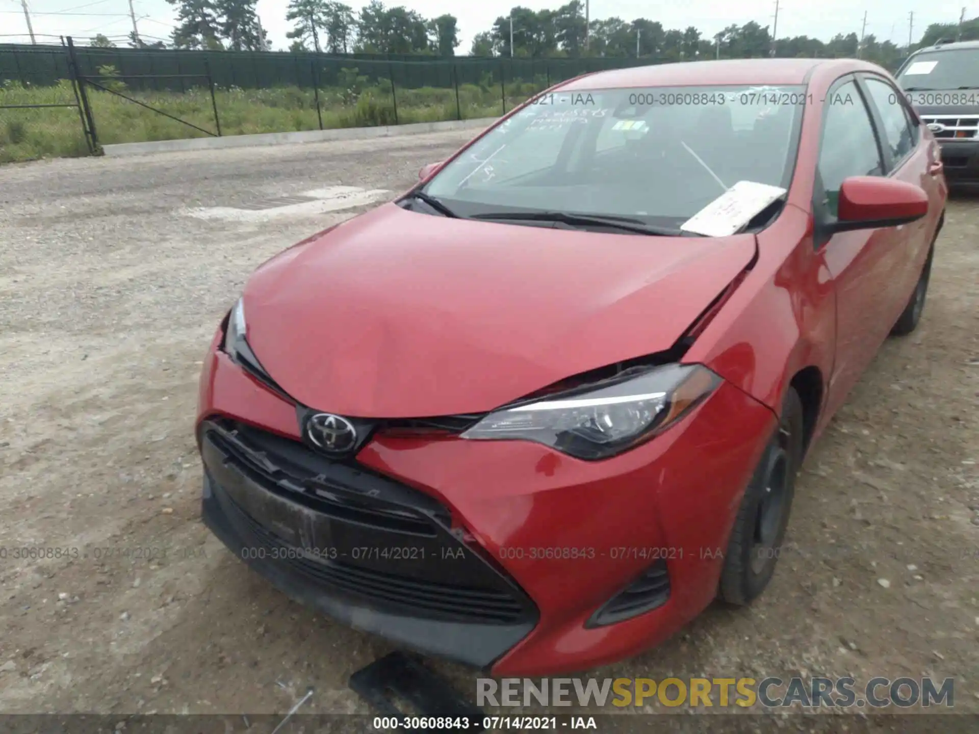 6 Photograph of a damaged car 2T1BURHEXKC236200 TOYOTA COROLLA 2019