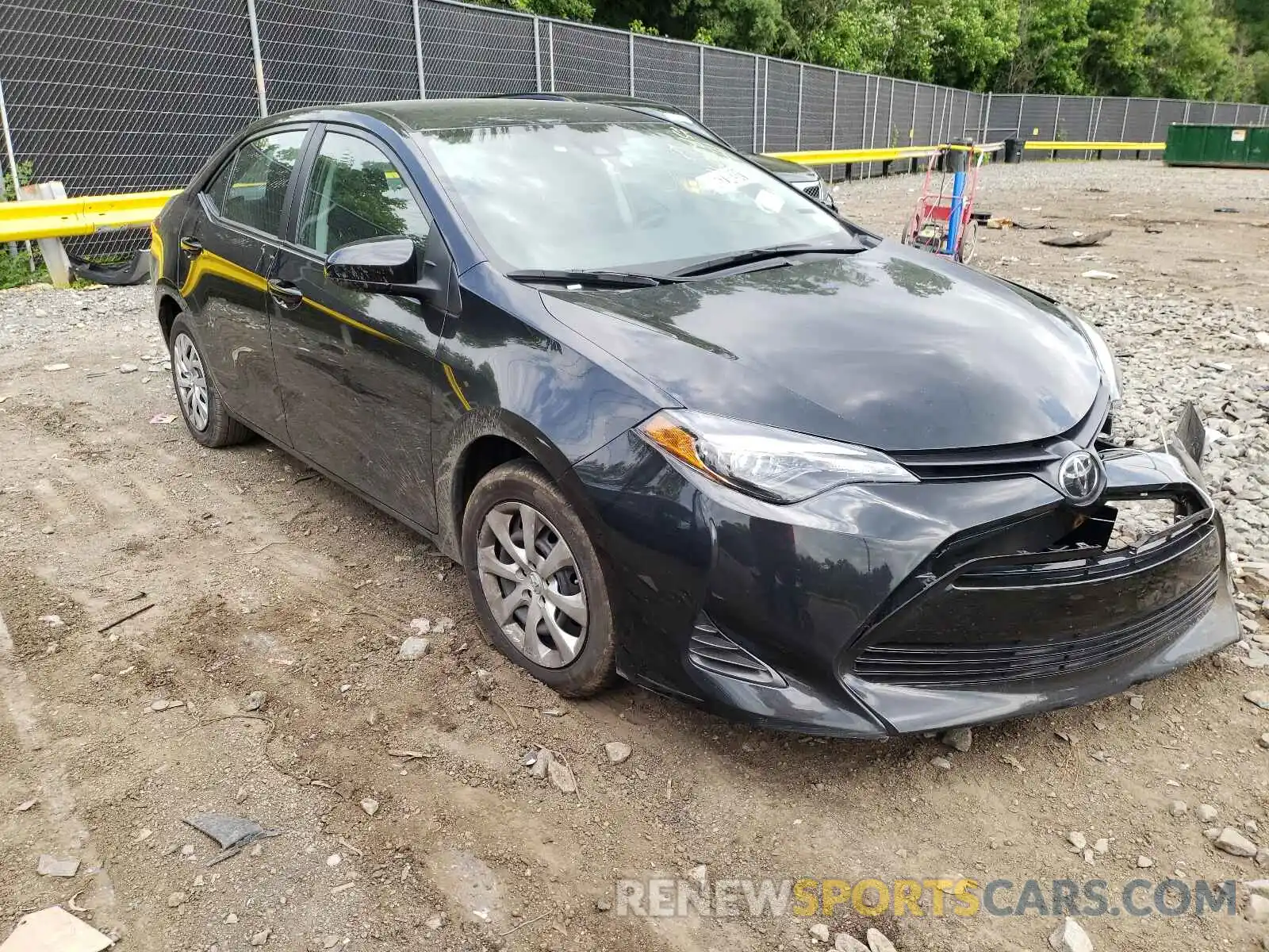 1 Photograph of a damaged car 2T1BURHEXKC236505 TOYOTA COROLLA 2019