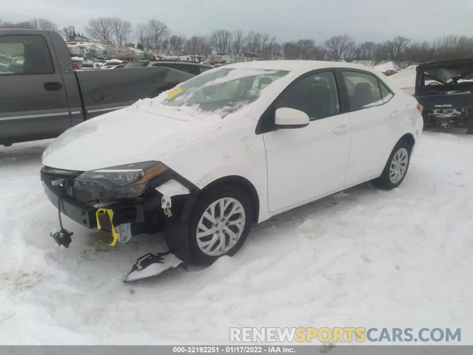 2 Photograph of a damaged car 2T1BURHEXKC236780 TOYOTA COROLLA 2019