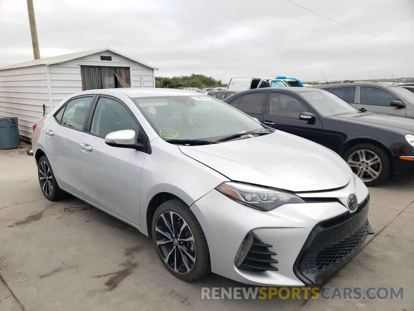 1 Photograph of a damaged car 2T1BURHEXKC236844 TOYOTA COROLLA 2019