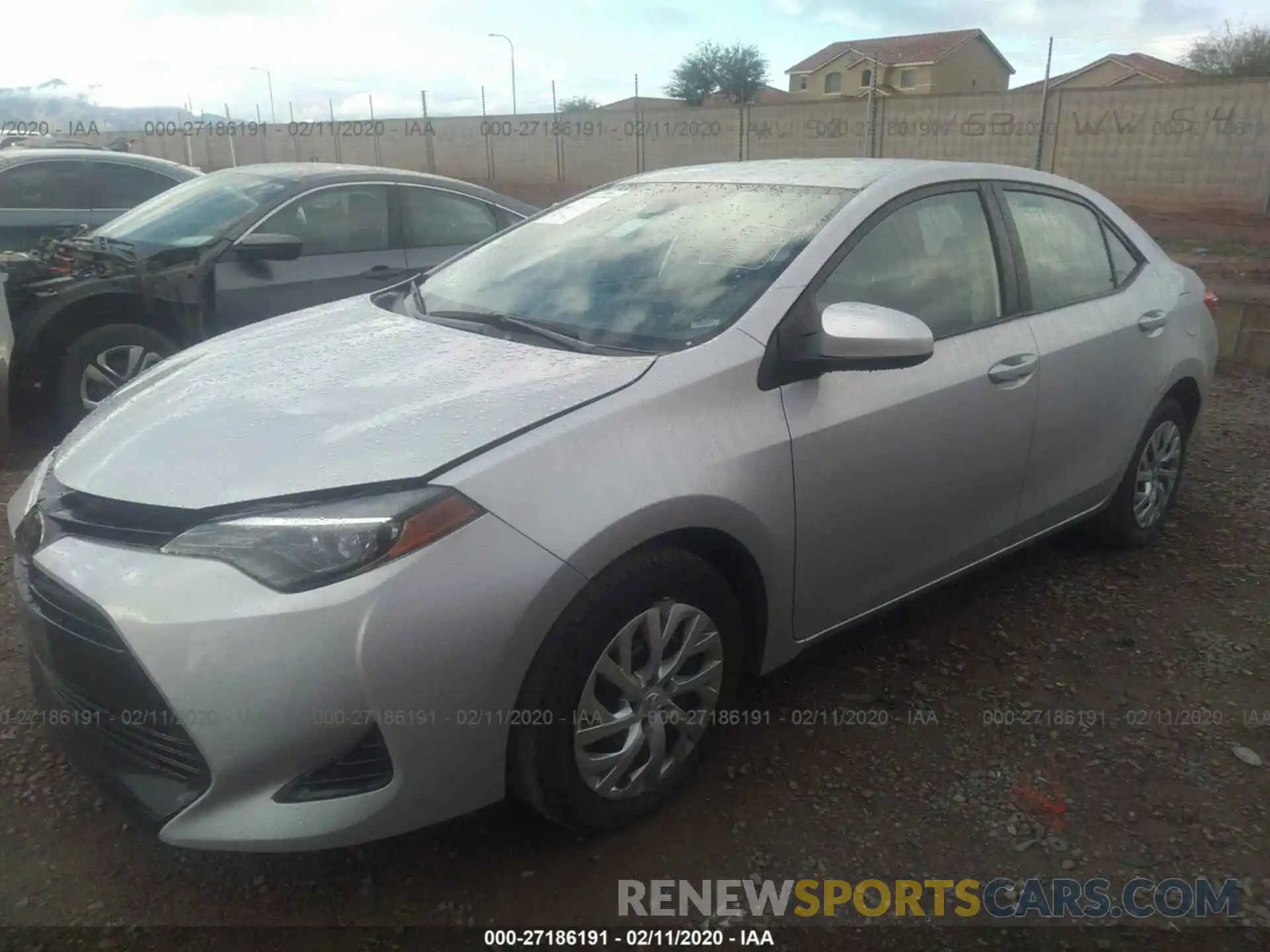 2 Photograph of a damaged car 2T1BURHEXKC237055 TOYOTA COROLLA 2019