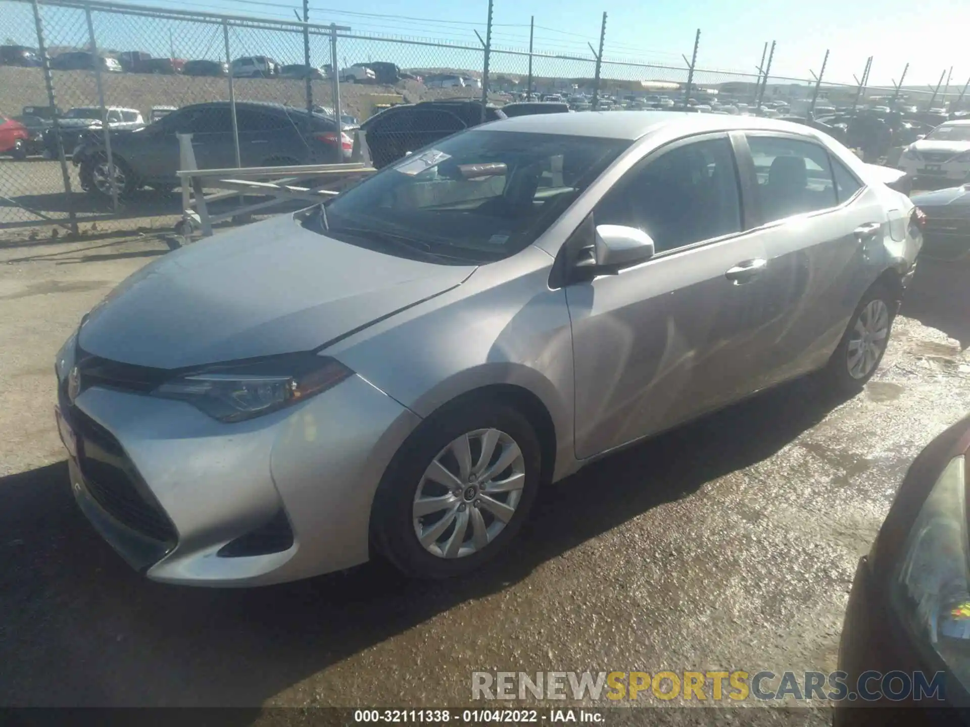 2 Photograph of a damaged car 2T1BURHEXKC237122 TOYOTA COROLLA 2019