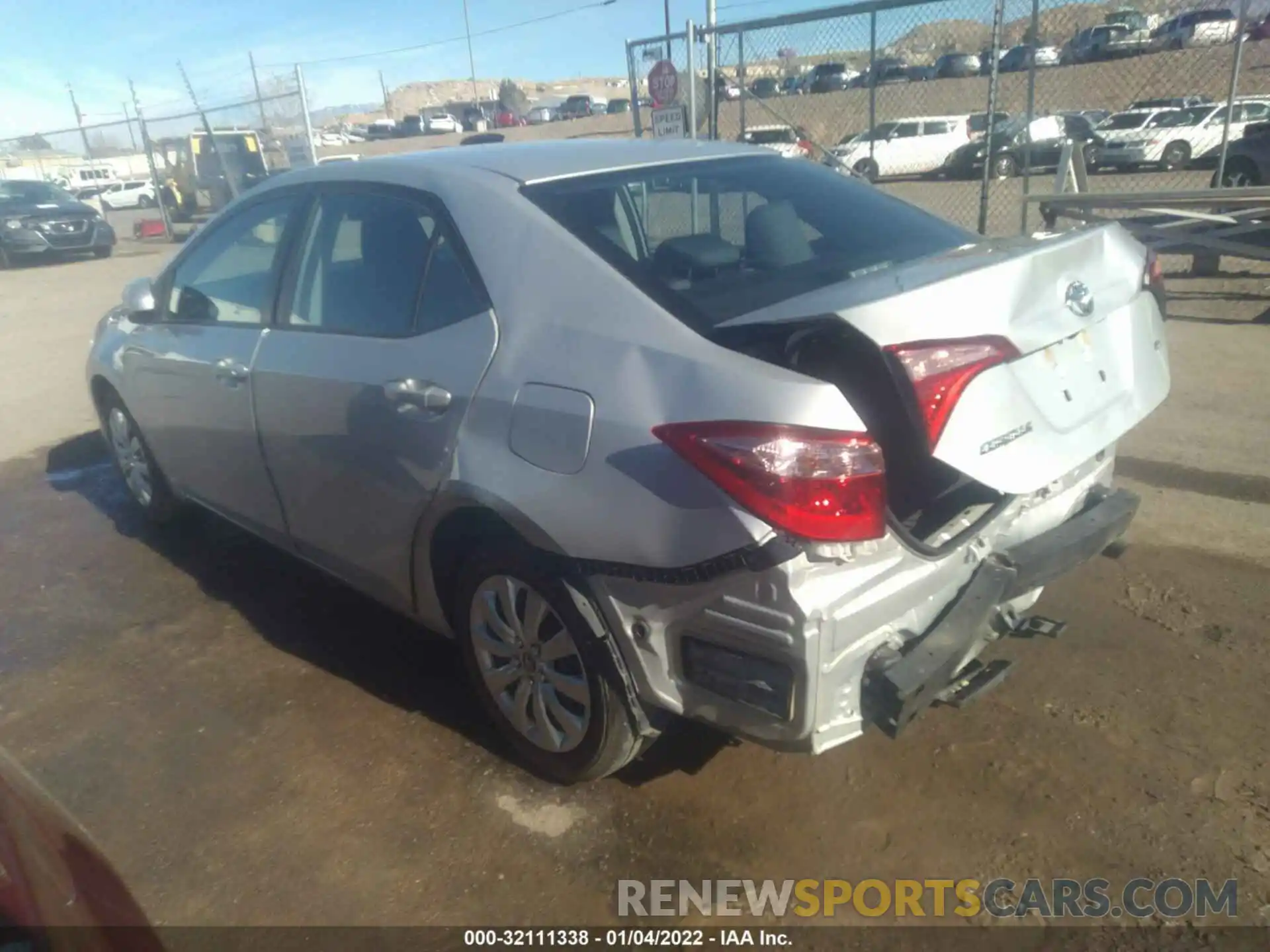 3 Photograph of a damaged car 2T1BURHEXKC237122 TOYOTA COROLLA 2019