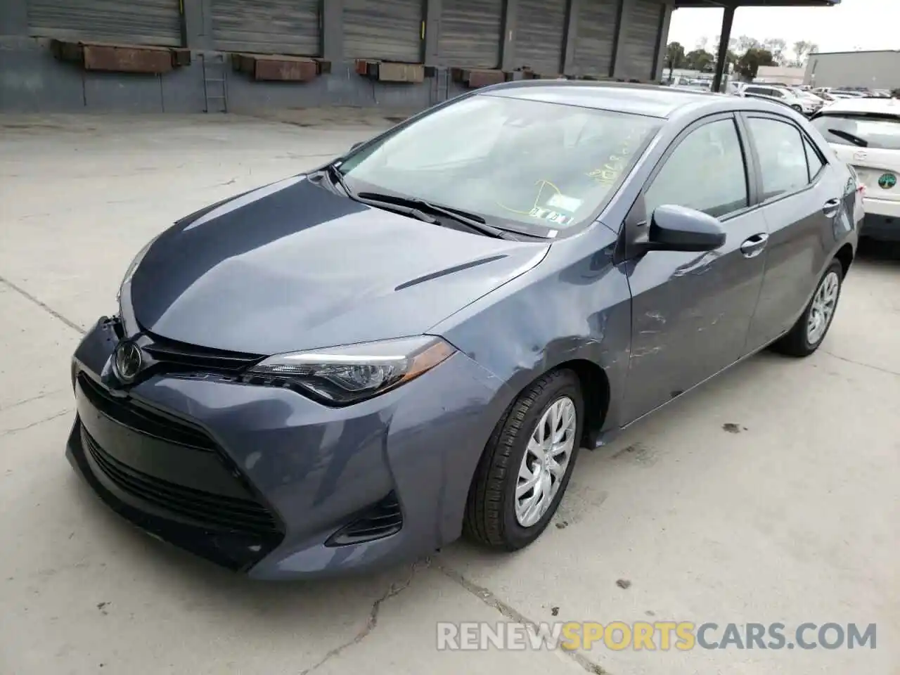 2 Photograph of a damaged car 2T1BURHEXKC237184 TOYOTA COROLLA 2019