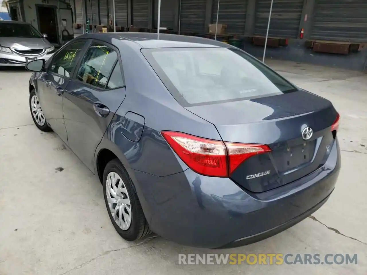 3 Photograph of a damaged car 2T1BURHEXKC237184 TOYOTA COROLLA 2019