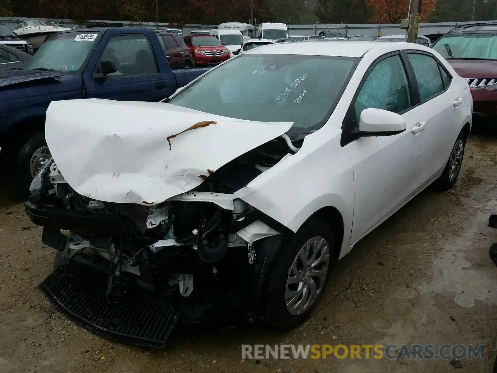 2 Photograph of a damaged car 2T1BURHEXKC238190 TOYOTA COROLLA 2019