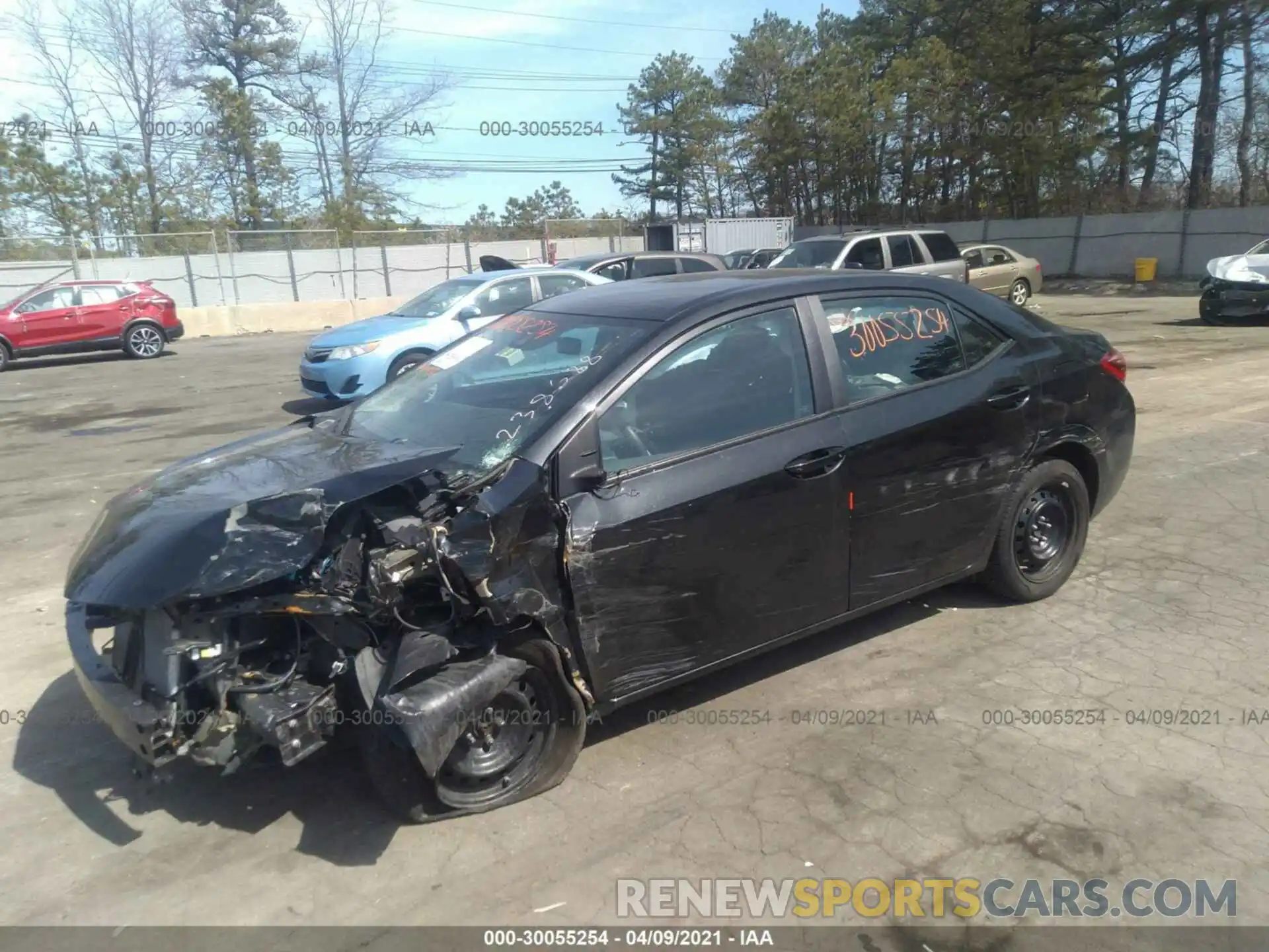 2 Photograph of a damaged car 2T1BURHEXKC238688 TOYOTA COROLLA 2019