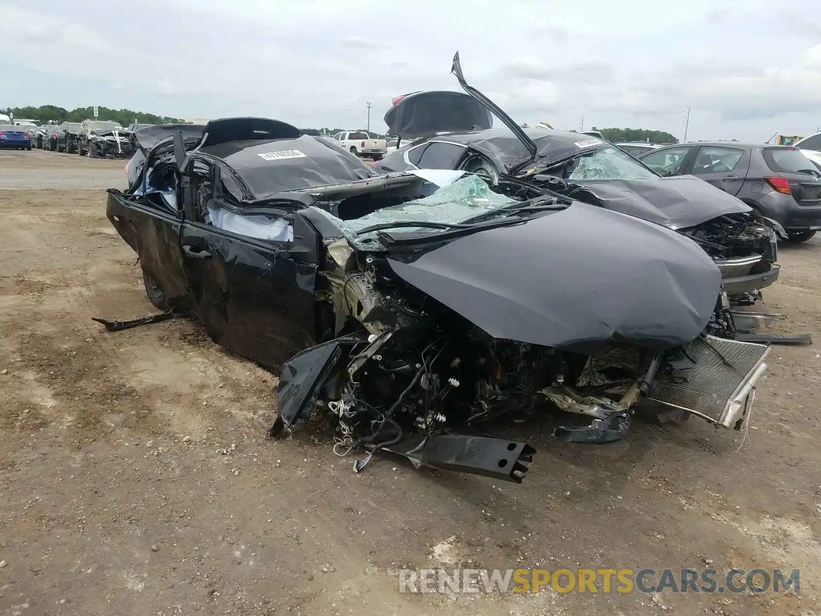 1 Photograph of a damaged car 2T1BURHEXKC238786 TOYOTA COROLLA 2019