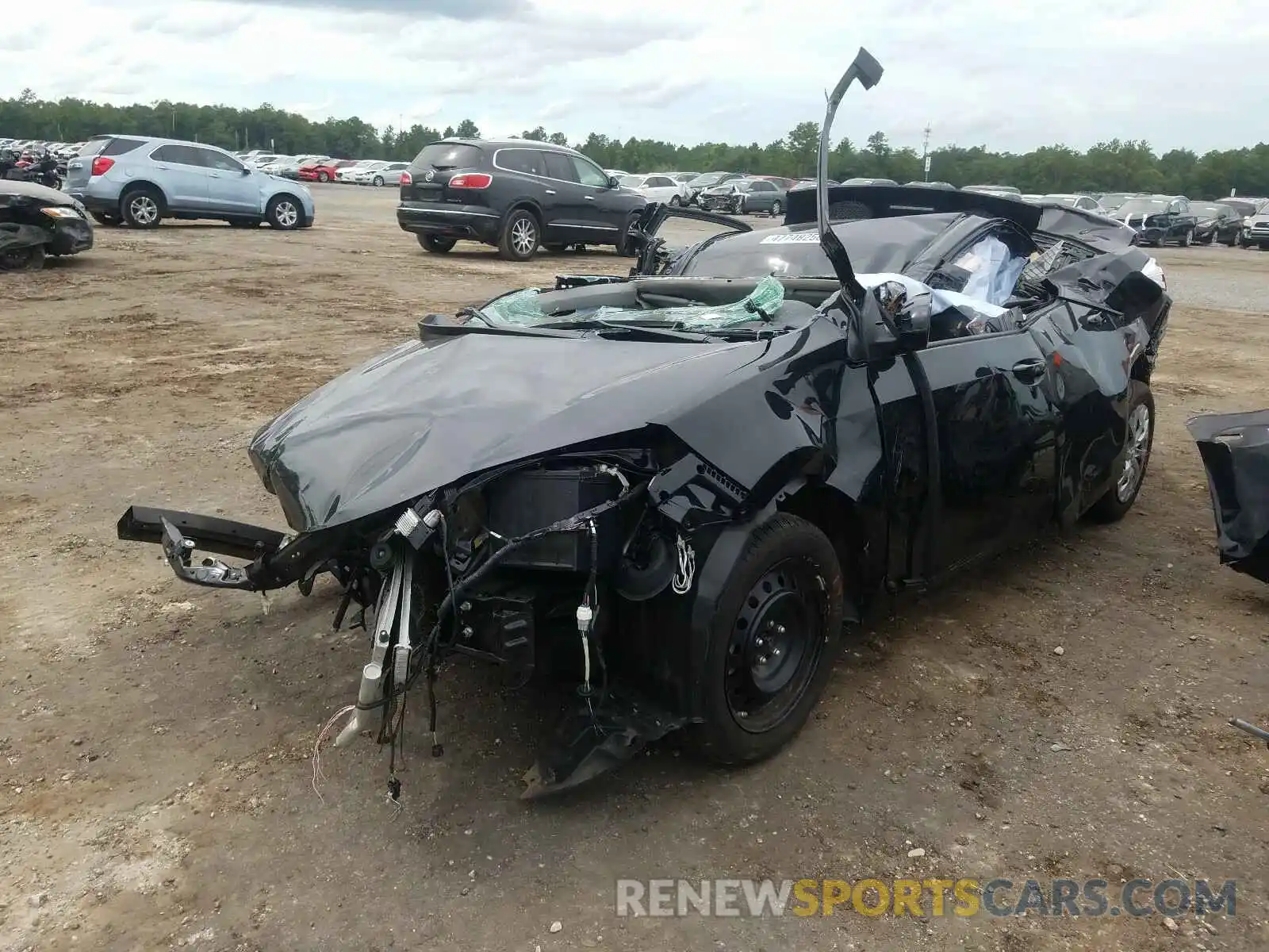 2 Photograph of a damaged car 2T1BURHEXKC238786 TOYOTA COROLLA 2019