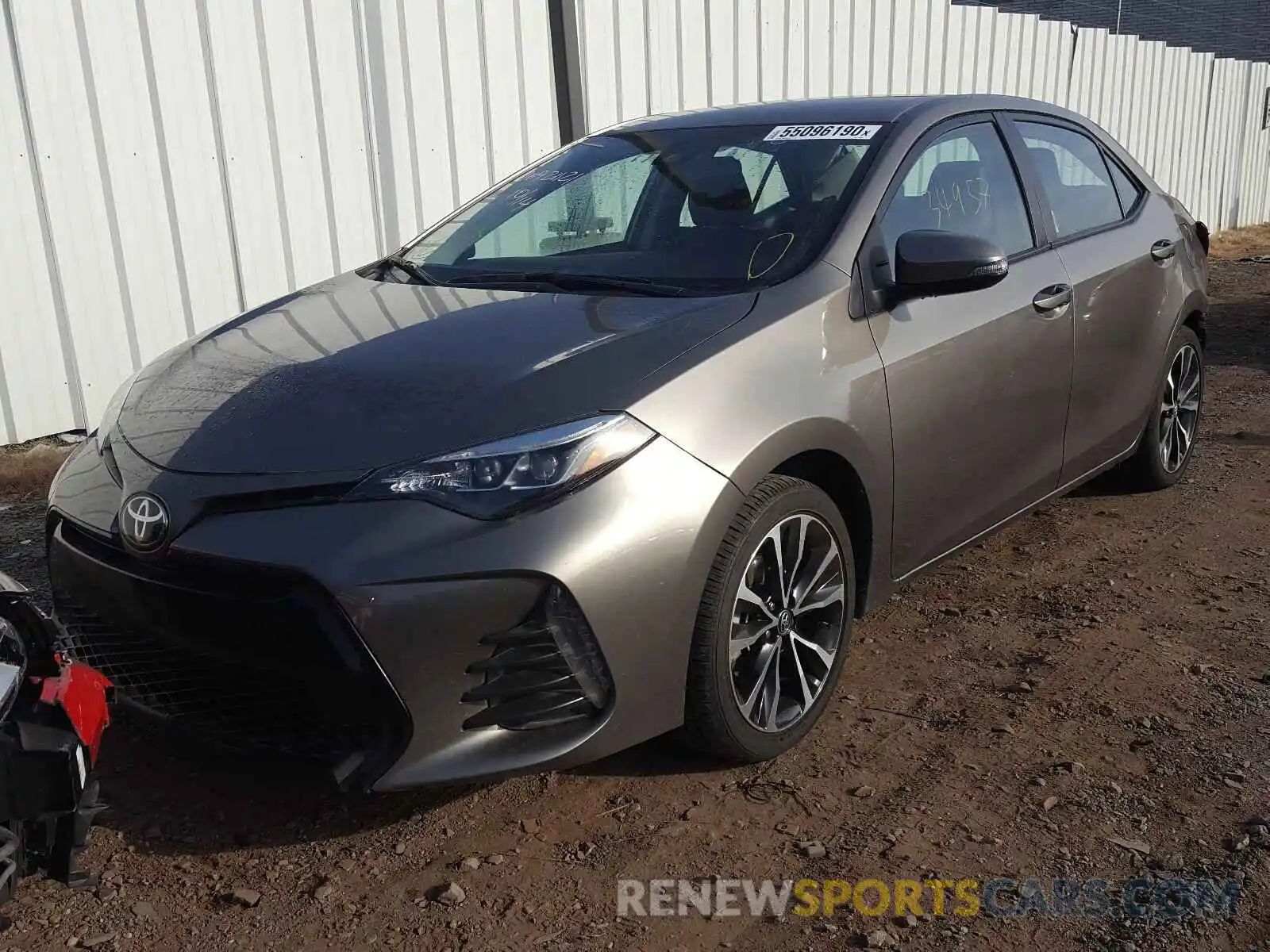 2 Photograph of a damaged car 2T1BURHEXKC239825 TOYOTA COROLLA 2019