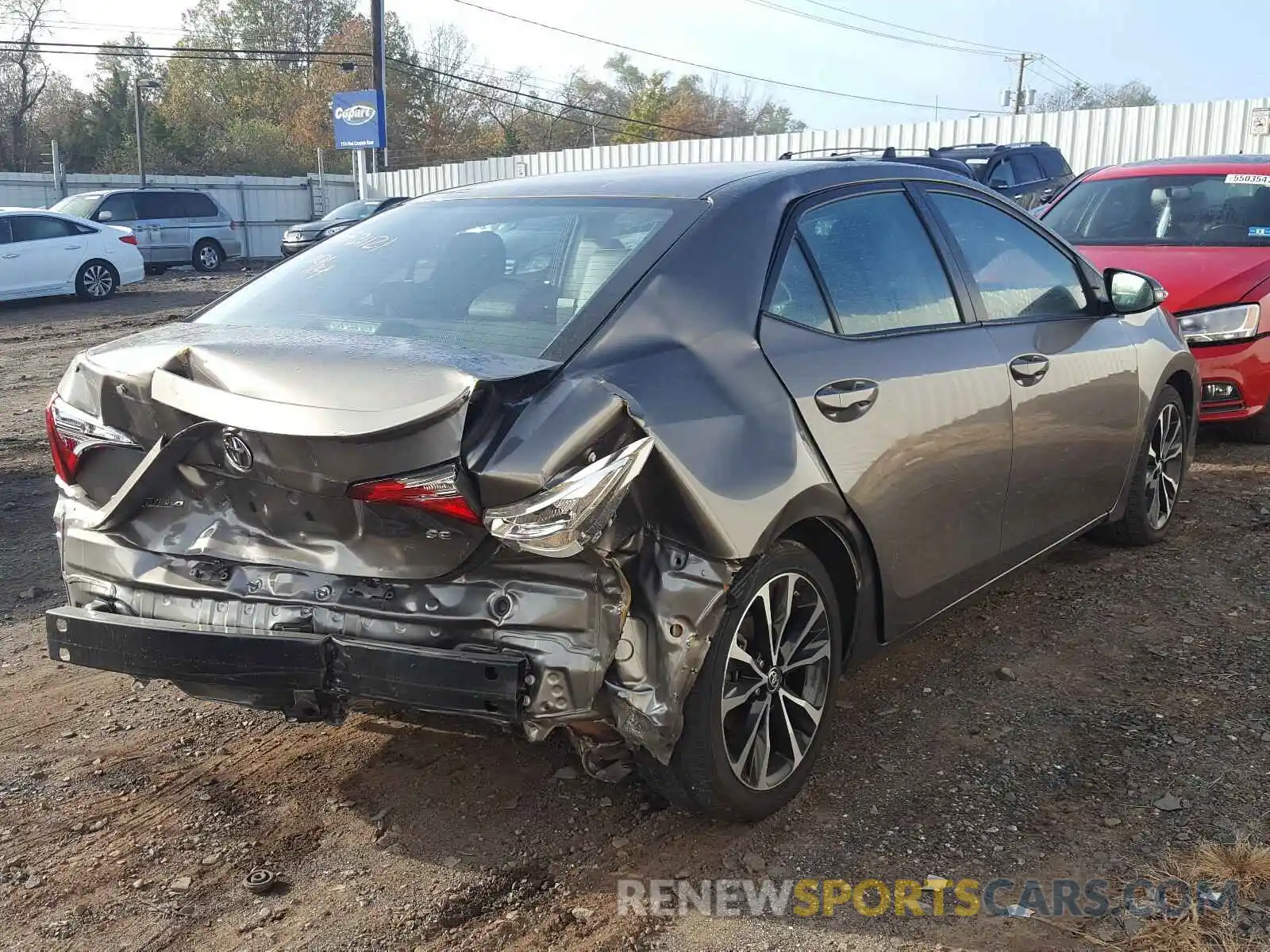 4 Photograph of a damaged car 2T1BURHEXKC239825 TOYOTA COROLLA 2019