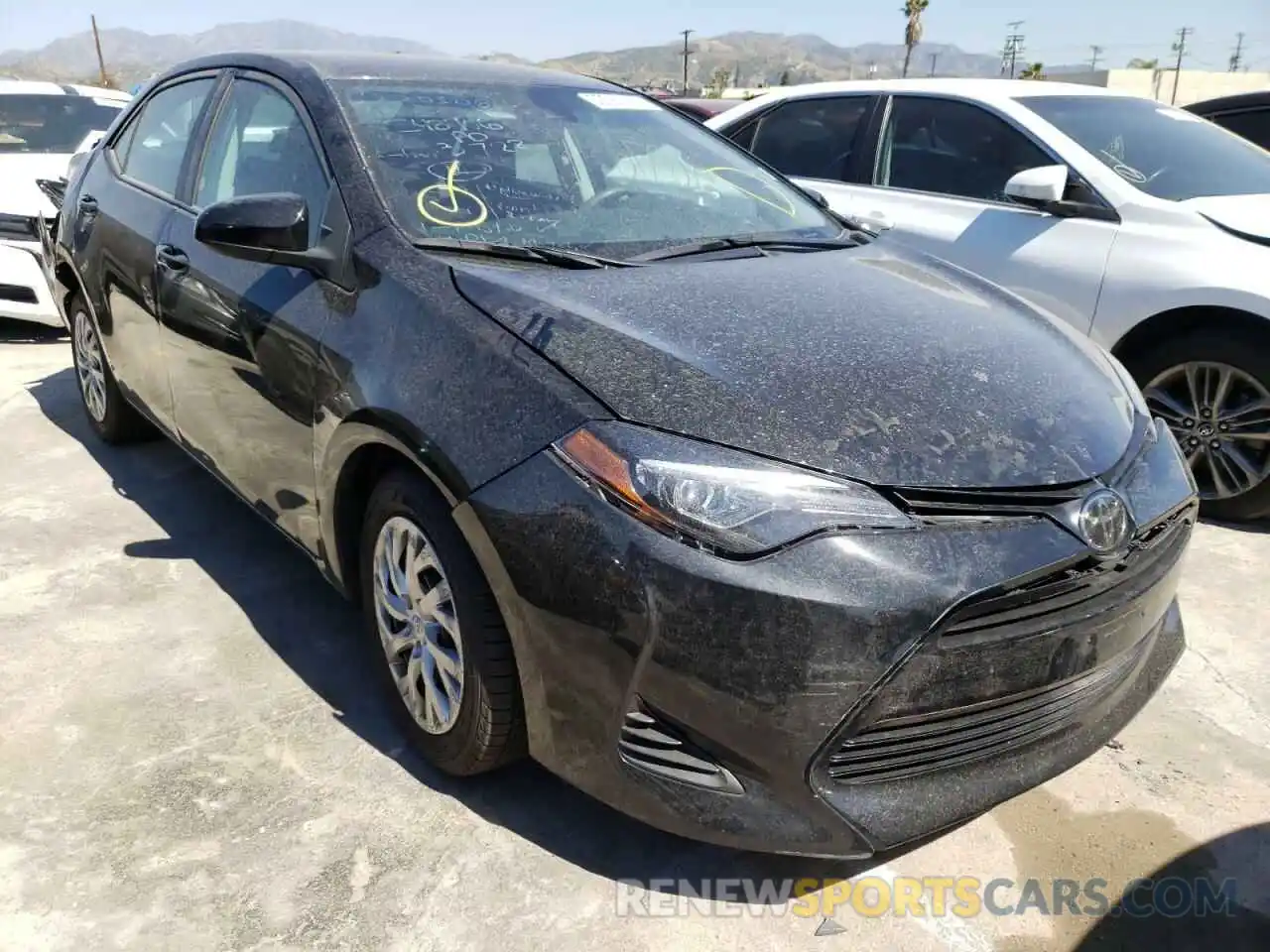 1 Photograph of a damaged car 2T1BURHEXKC239842 TOYOTA COROLLA 2019