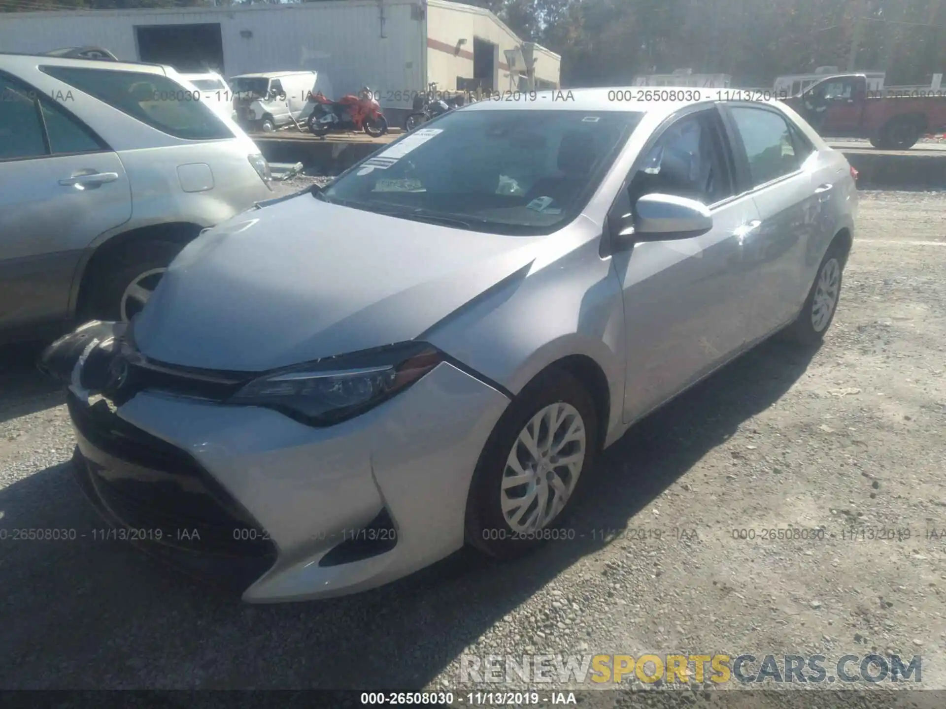 2 Photograph of a damaged car 2T1BURHEXKC239937 TOYOTA COROLLA 2019