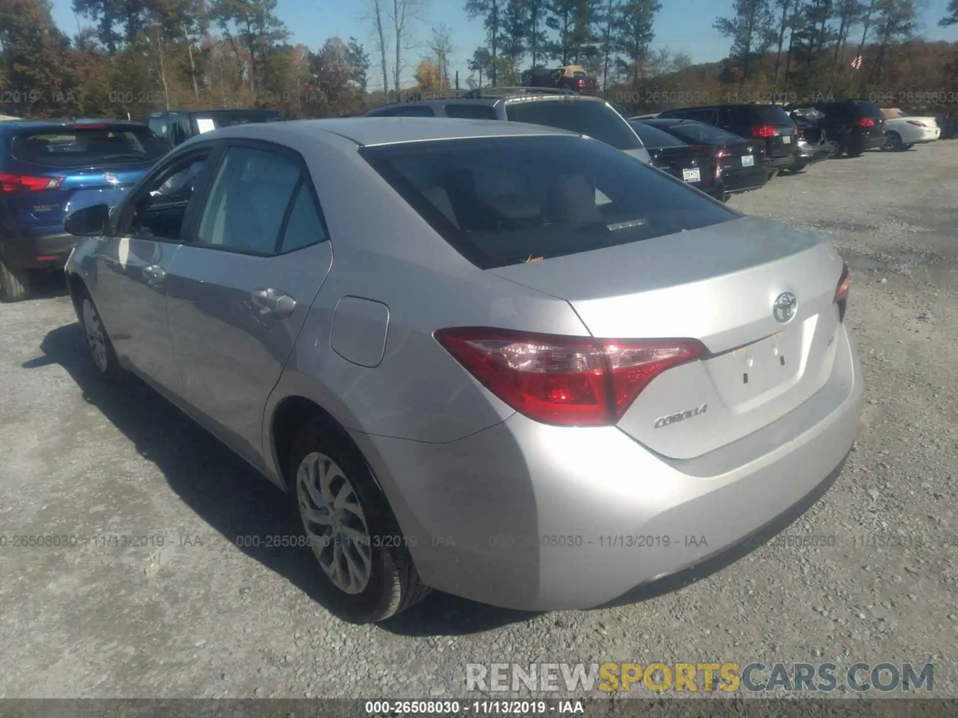 3 Photograph of a damaged car 2T1BURHEXKC239937 TOYOTA COROLLA 2019