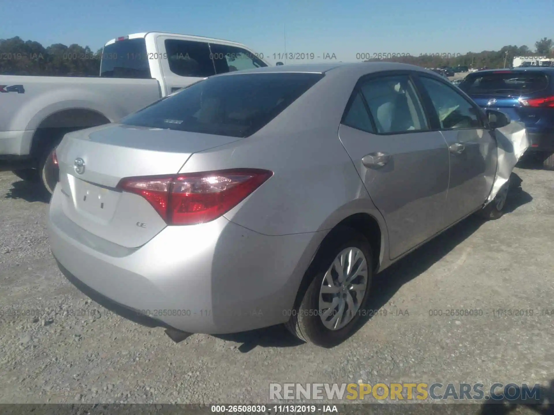 4 Photograph of a damaged car 2T1BURHEXKC239937 TOYOTA COROLLA 2019