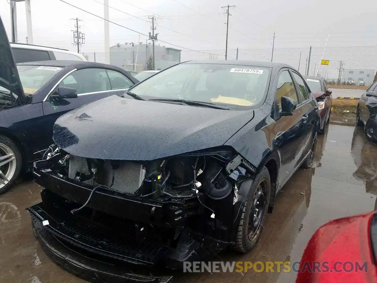 2 Photograph of a damaged car 2T1BURHEXKC240070 TOYOTA COROLLA 2019