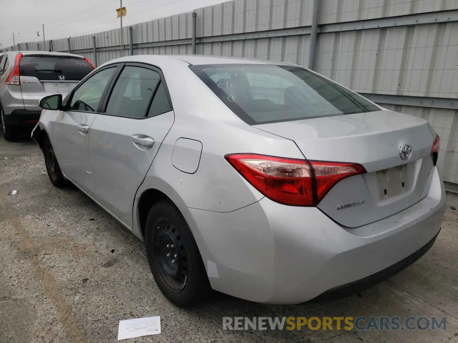 3 Photograph of a damaged car 2T1BURHEXKC240506 TOYOTA COROLLA 2019