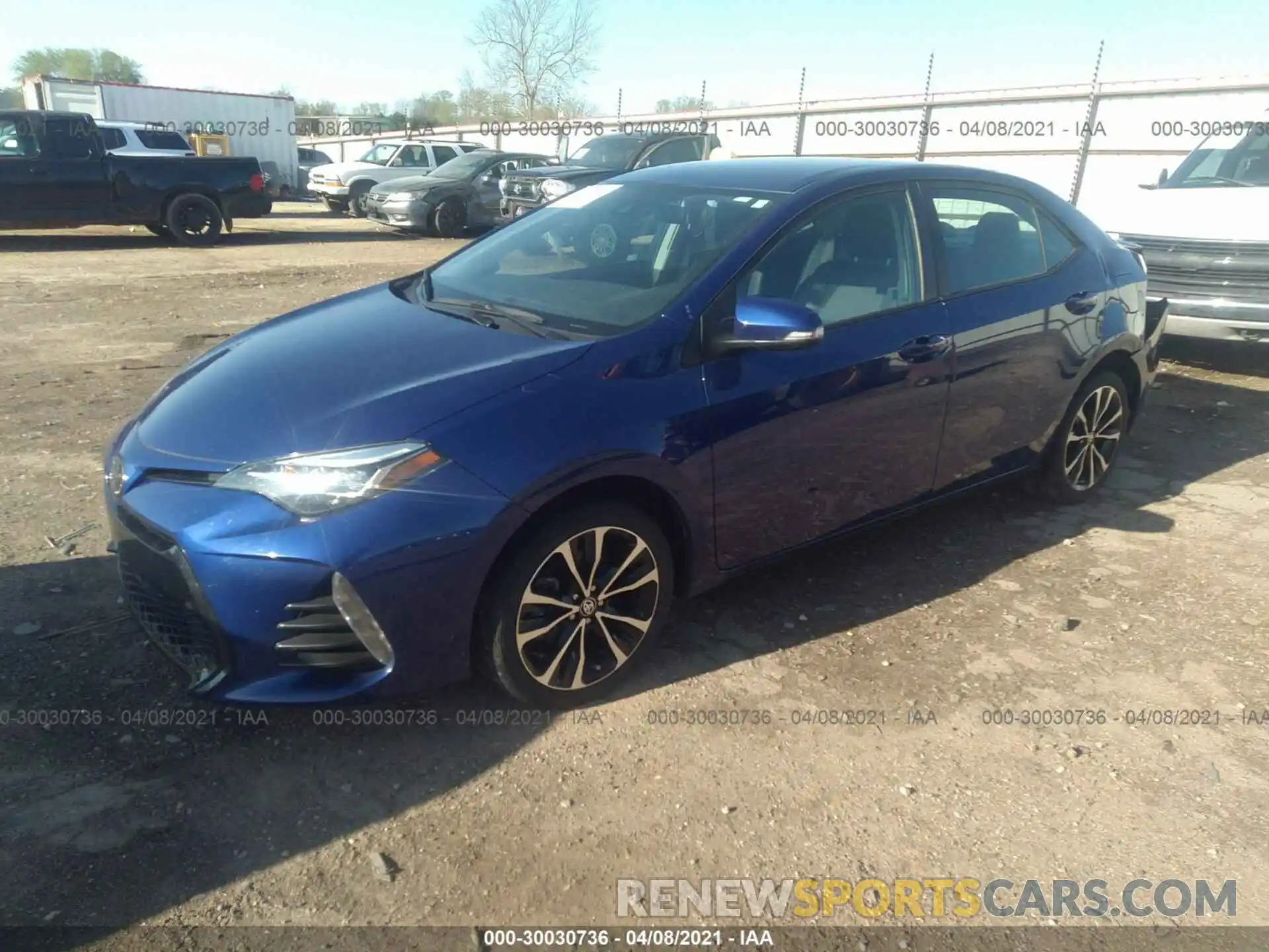 2 Photograph of a damaged car 2T1BURHEXKC240781 TOYOTA COROLLA 2019