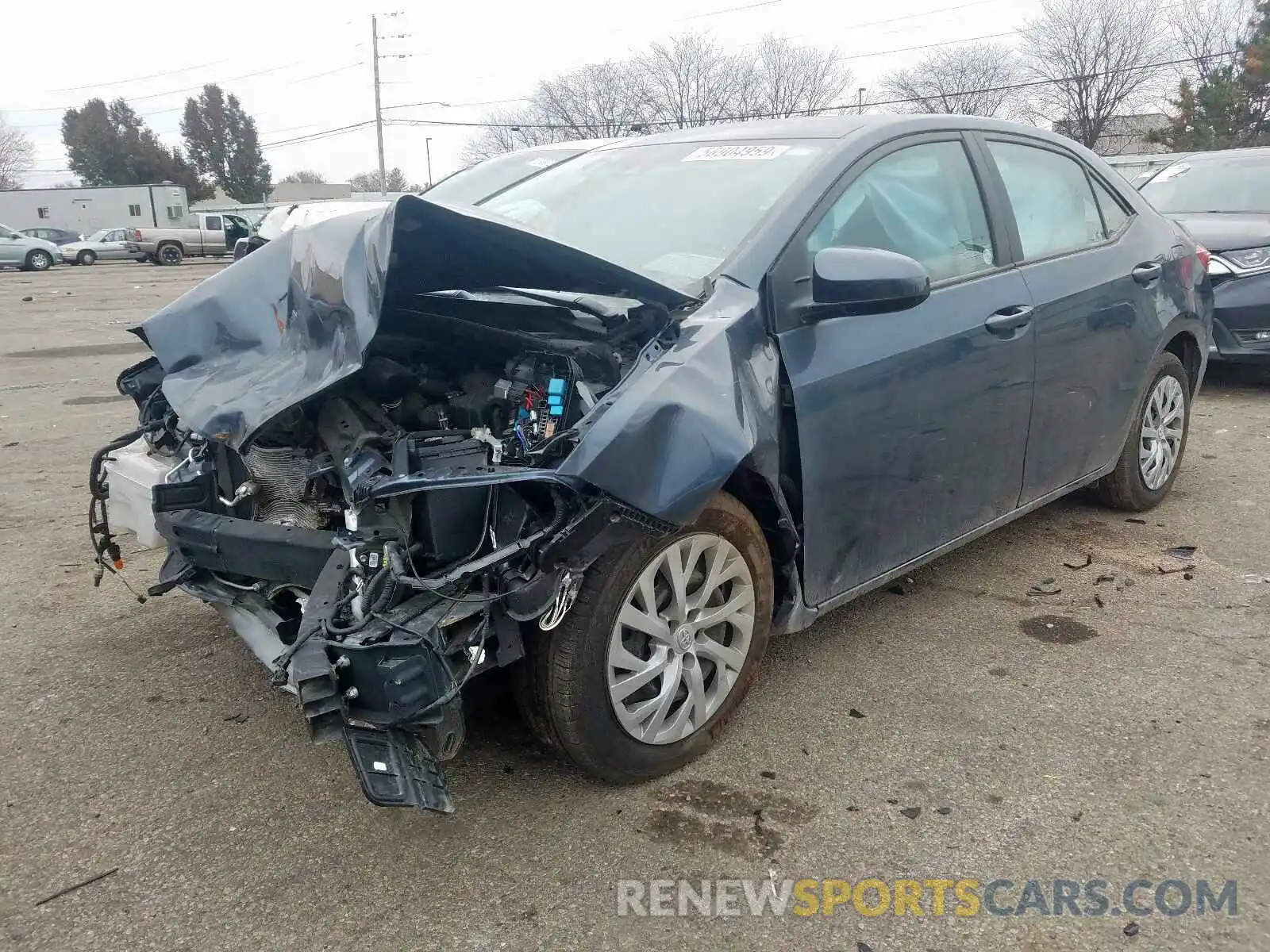 2 Photograph of a damaged car 2T1BURHEXKC241137 TOYOTA COROLLA 2019