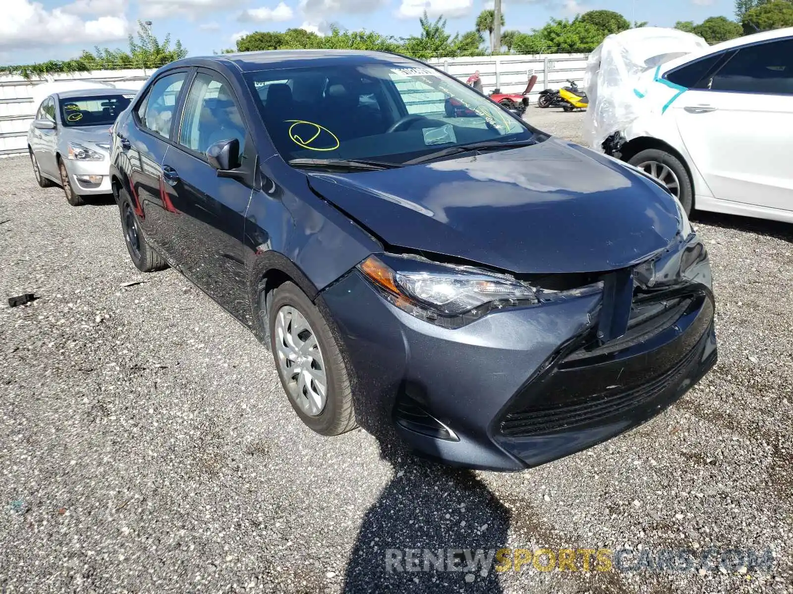 1 Photograph of a damaged car 2T1BURHEXKC241770 TOYOTA COROLLA 2019