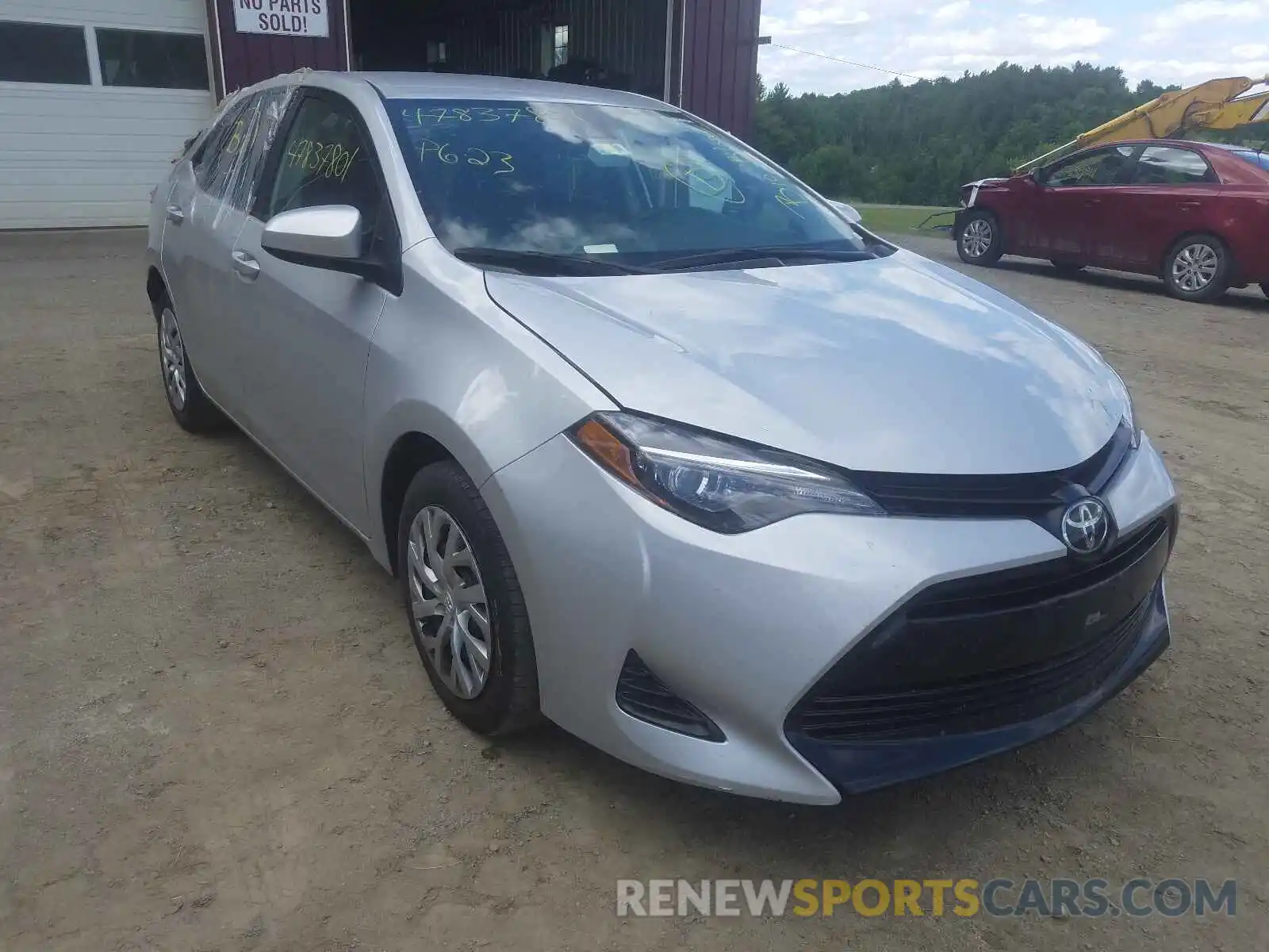 1 Photograph of a damaged car 2T1BURHEXKC242207 TOYOTA COROLLA 2019