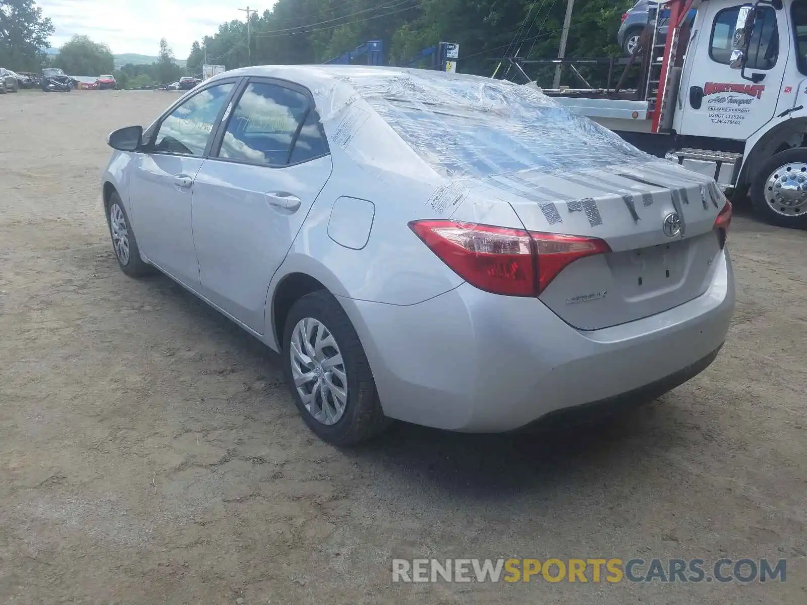 3 Photograph of a damaged car 2T1BURHEXKC242207 TOYOTA COROLLA 2019