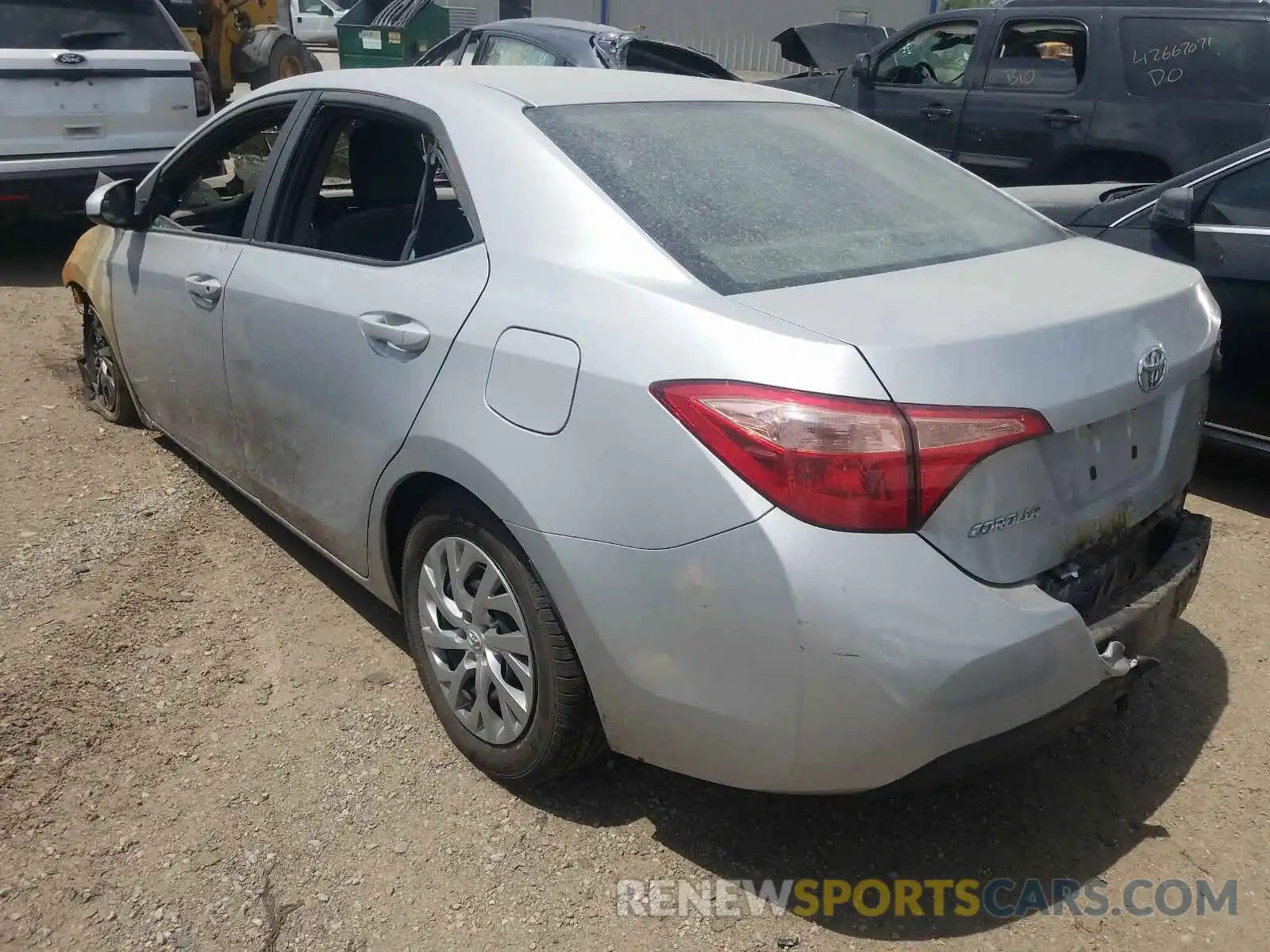 3 Photograph of a damaged car 2T1BURHEXKC242725 TOYOTA COROLLA 2019