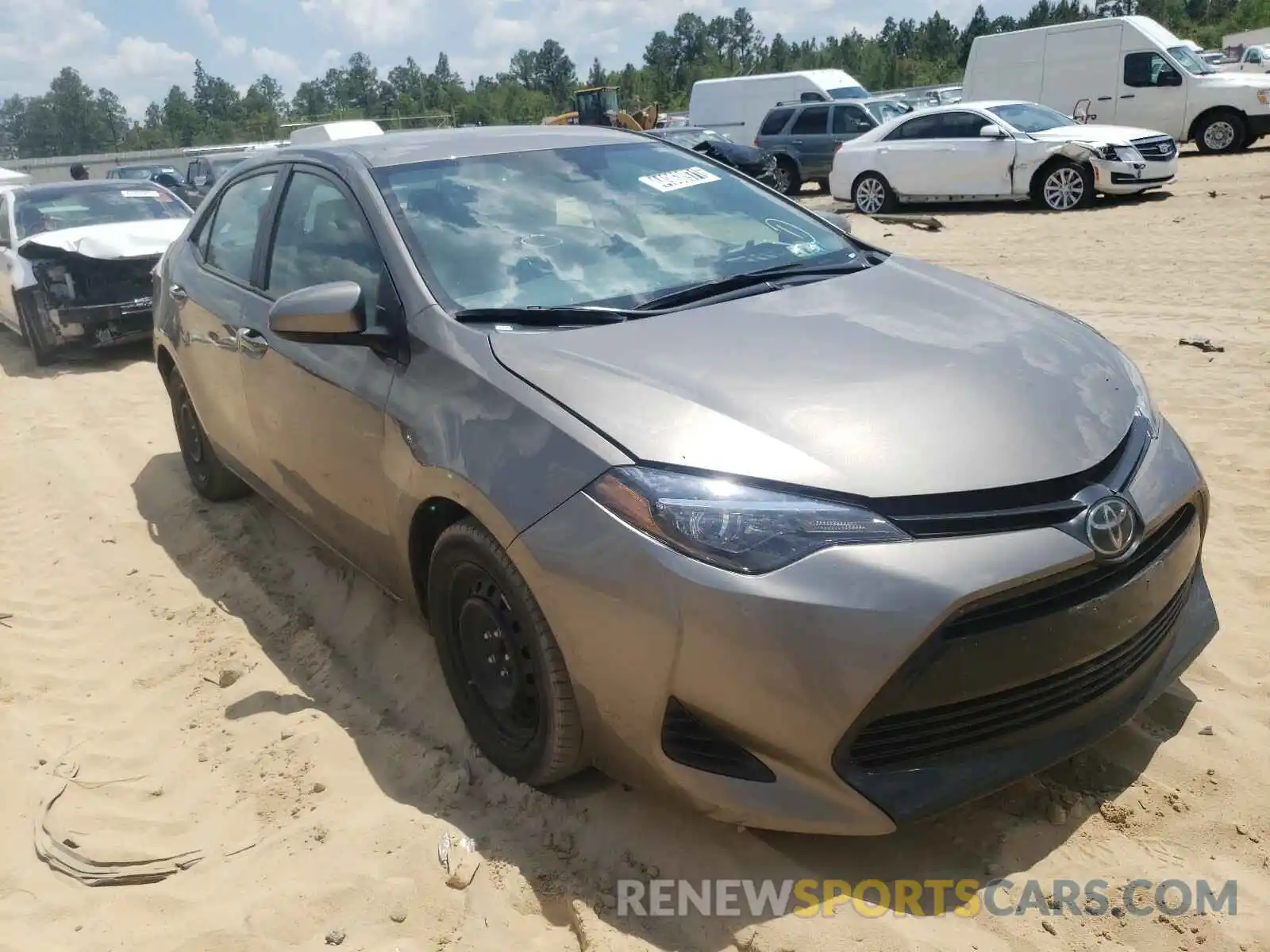 1 Photograph of a damaged car 2T1BURHEXKC242787 TOYOTA COROLLA 2019