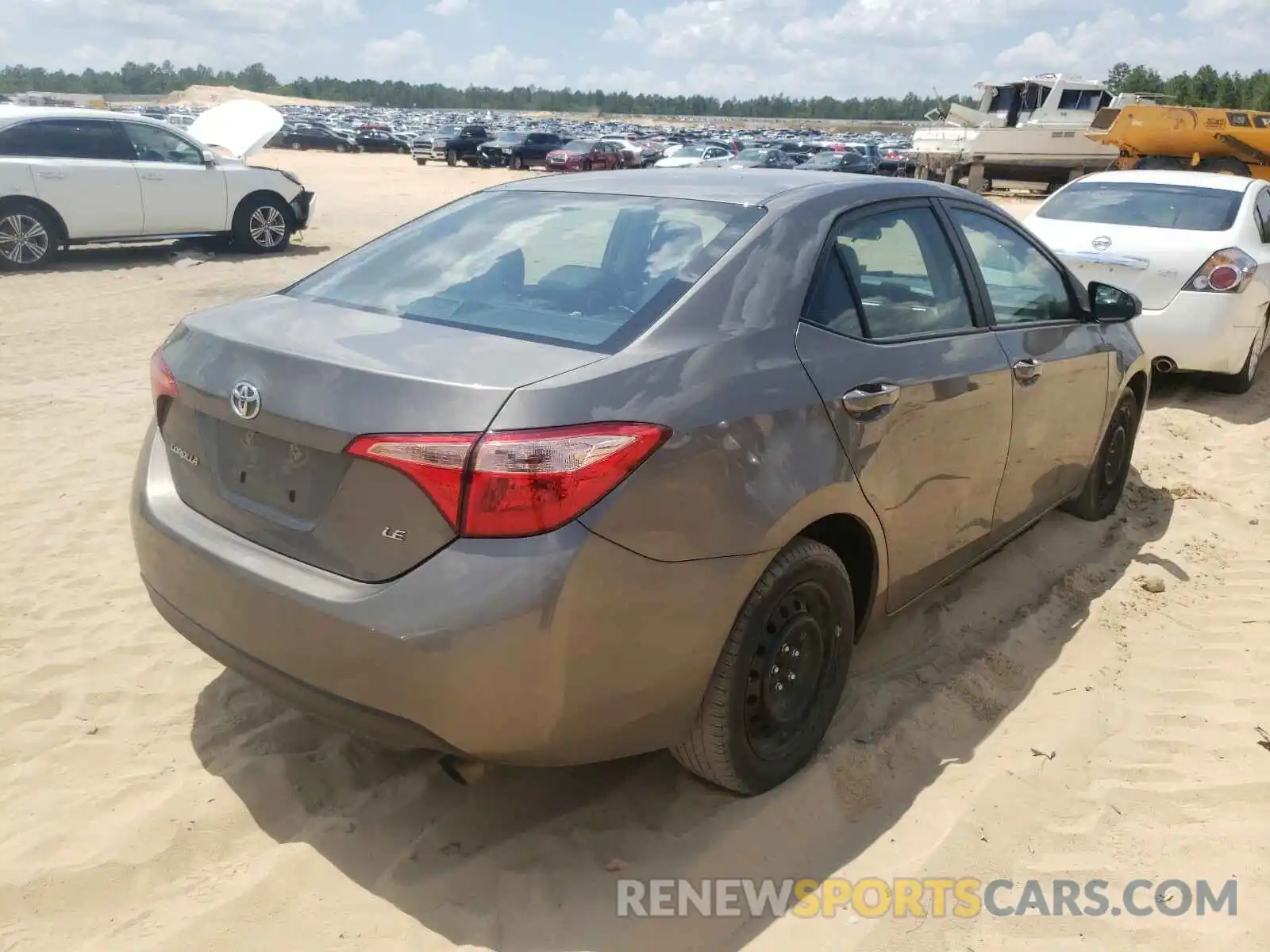 4 Photograph of a damaged car 2T1BURHEXKC242787 TOYOTA COROLLA 2019