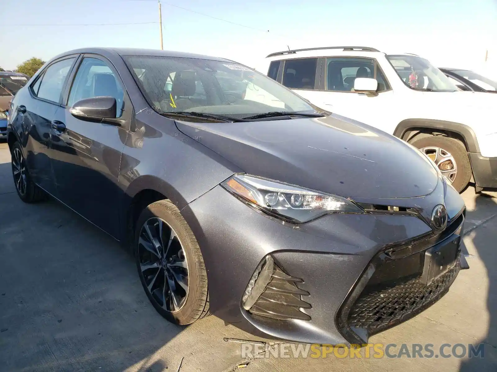 1 Photograph of a damaged car 2T1BURHEXKC242868 TOYOTA COROLLA 2019