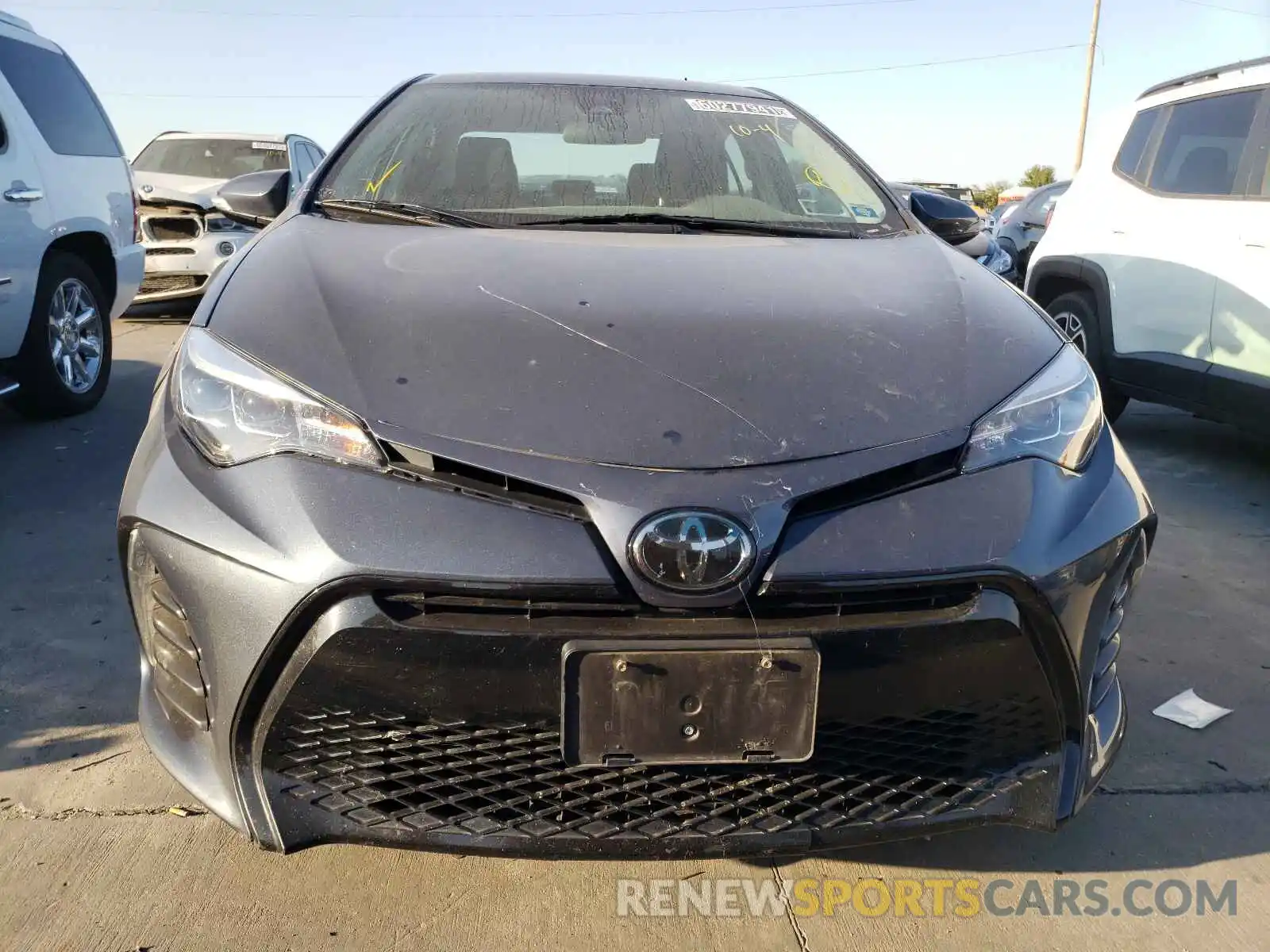 9 Photograph of a damaged car 2T1BURHEXKC242868 TOYOTA COROLLA 2019