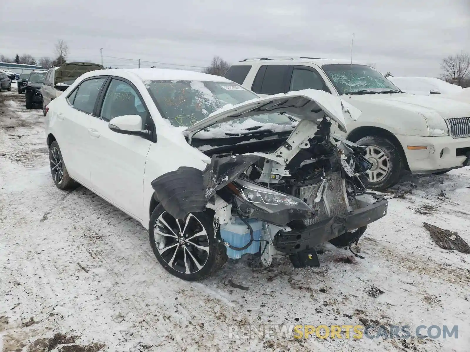 1 Photograph of a damaged car 2T1BURHEXKC242921 TOYOTA COROLLA 2019