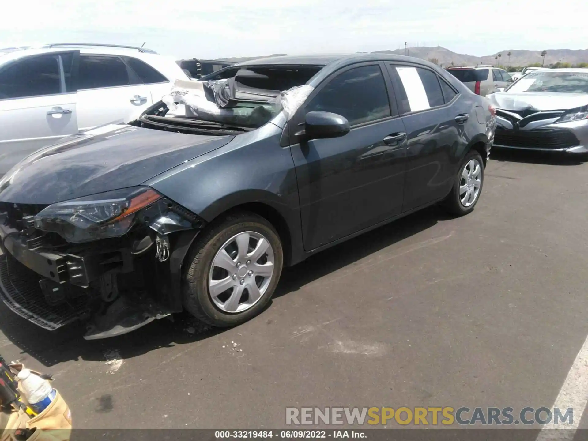 2 Photograph of a damaged car 2T1BURHEXKC244863 TOYOTA COROLLA 2019