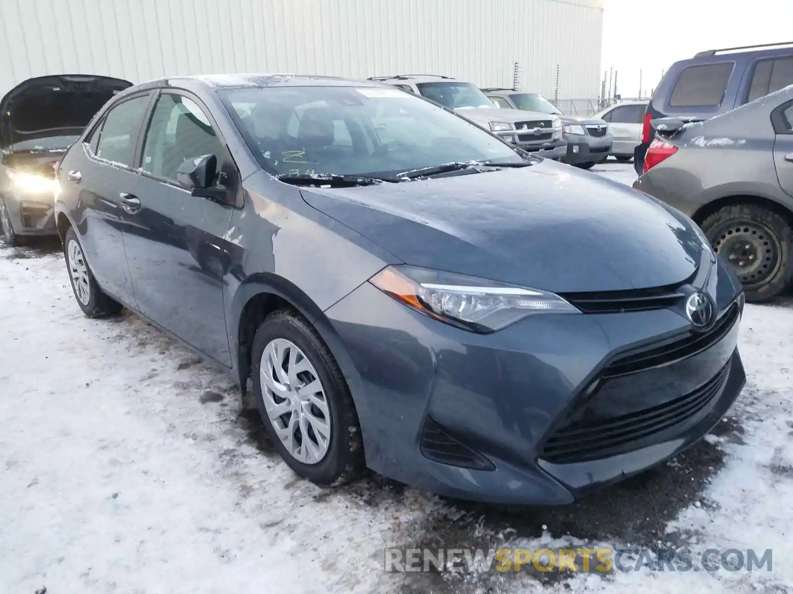 1 Photograph of a damaged car 2T1BURHEXKC245009 TOYOTA COROLLA 2019