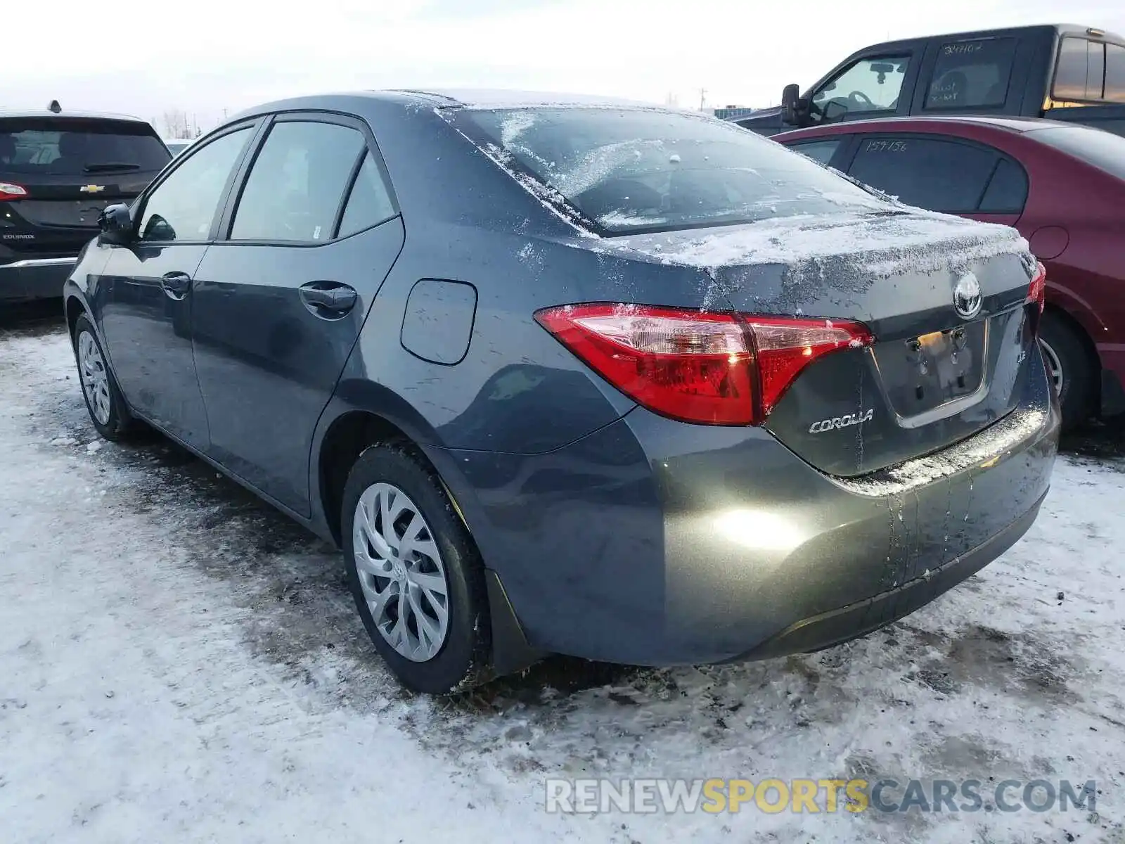 3 Photograph of a damaged car 2T1BURHEXKC245009 TOYOTA COROLLA 2019