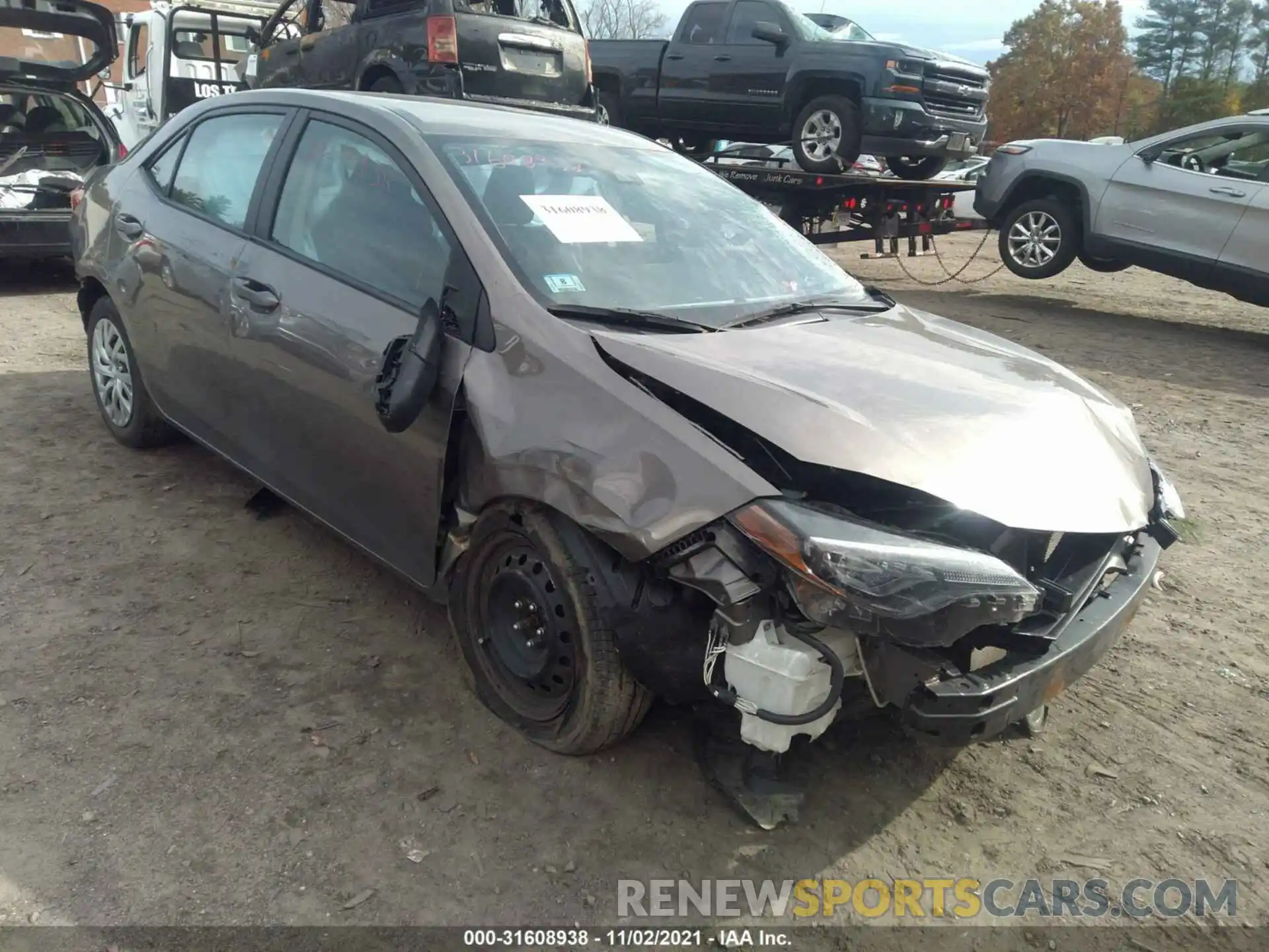 1 Photograph of a damaged car 2T1BURHEXKC245415 TOYOTA COROLLA 2019